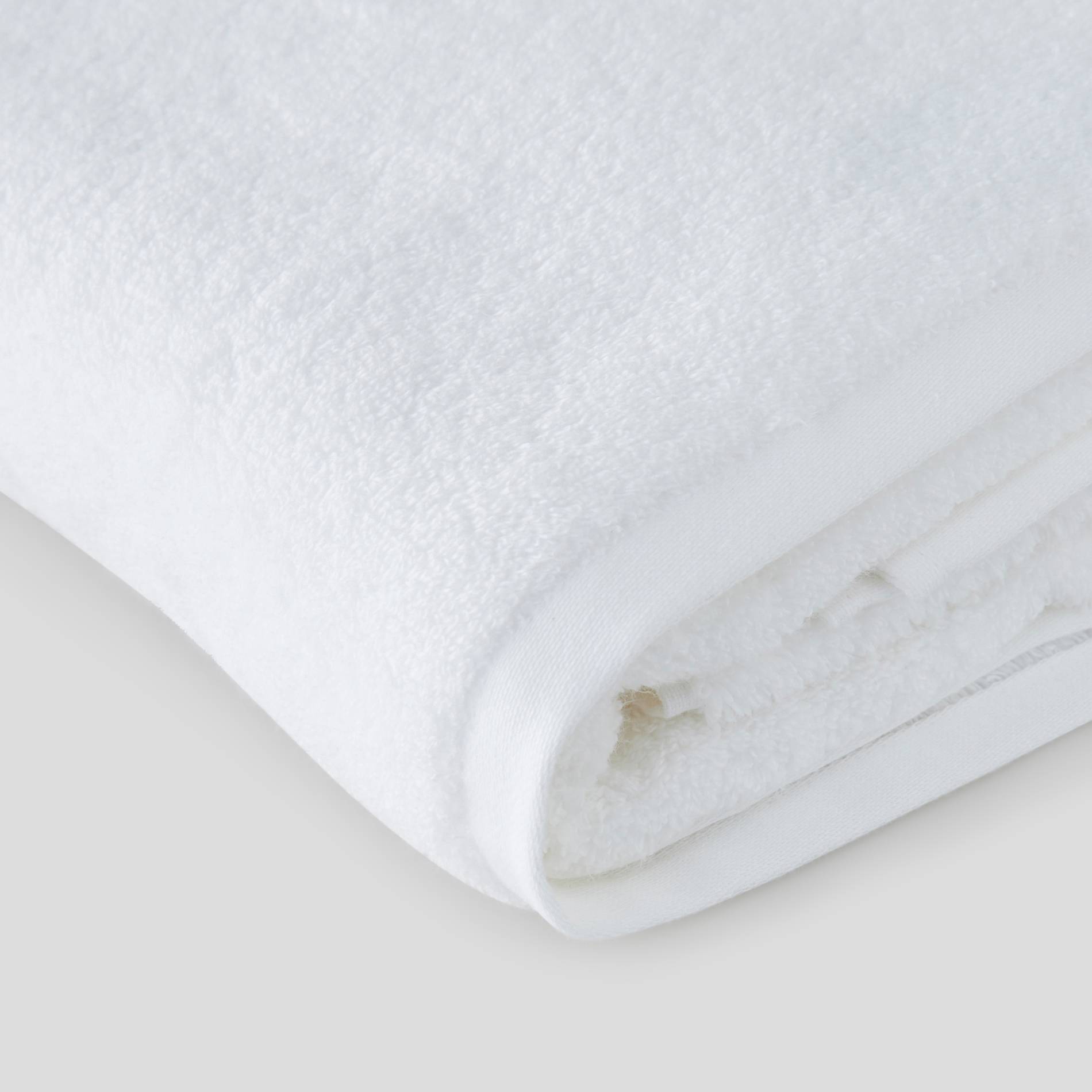 Drap de bain imprimé zéro twist - 140x70cm, Blanc, large image number 1.0