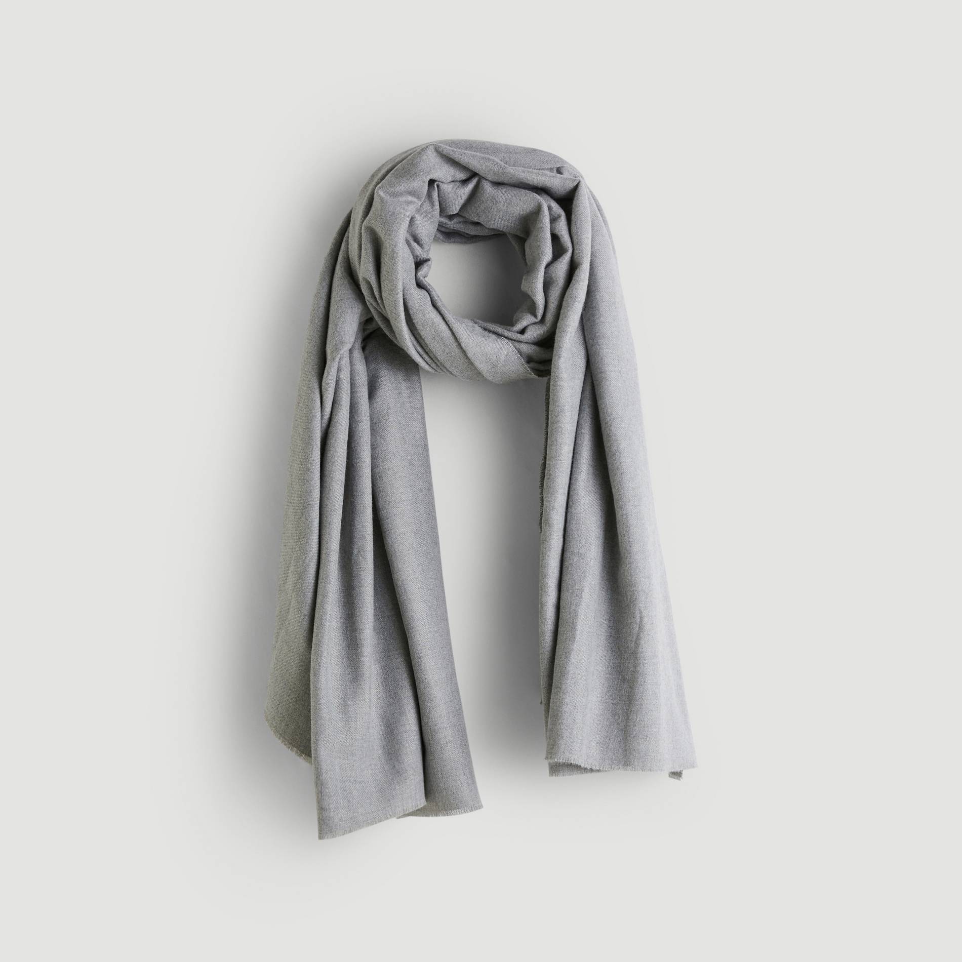 Echarpe unie, Gris clair, large image number 0