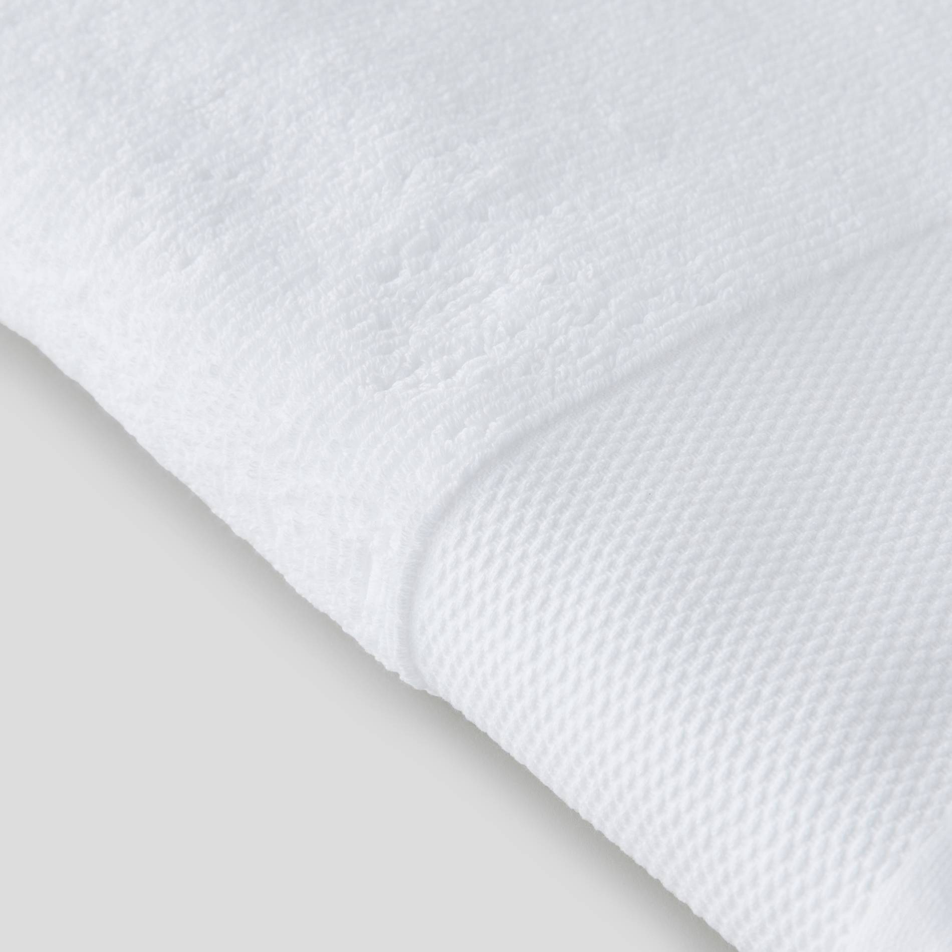 Drap de bain avec liteau large - 140x70cm, Blanc, large image number 1.0
