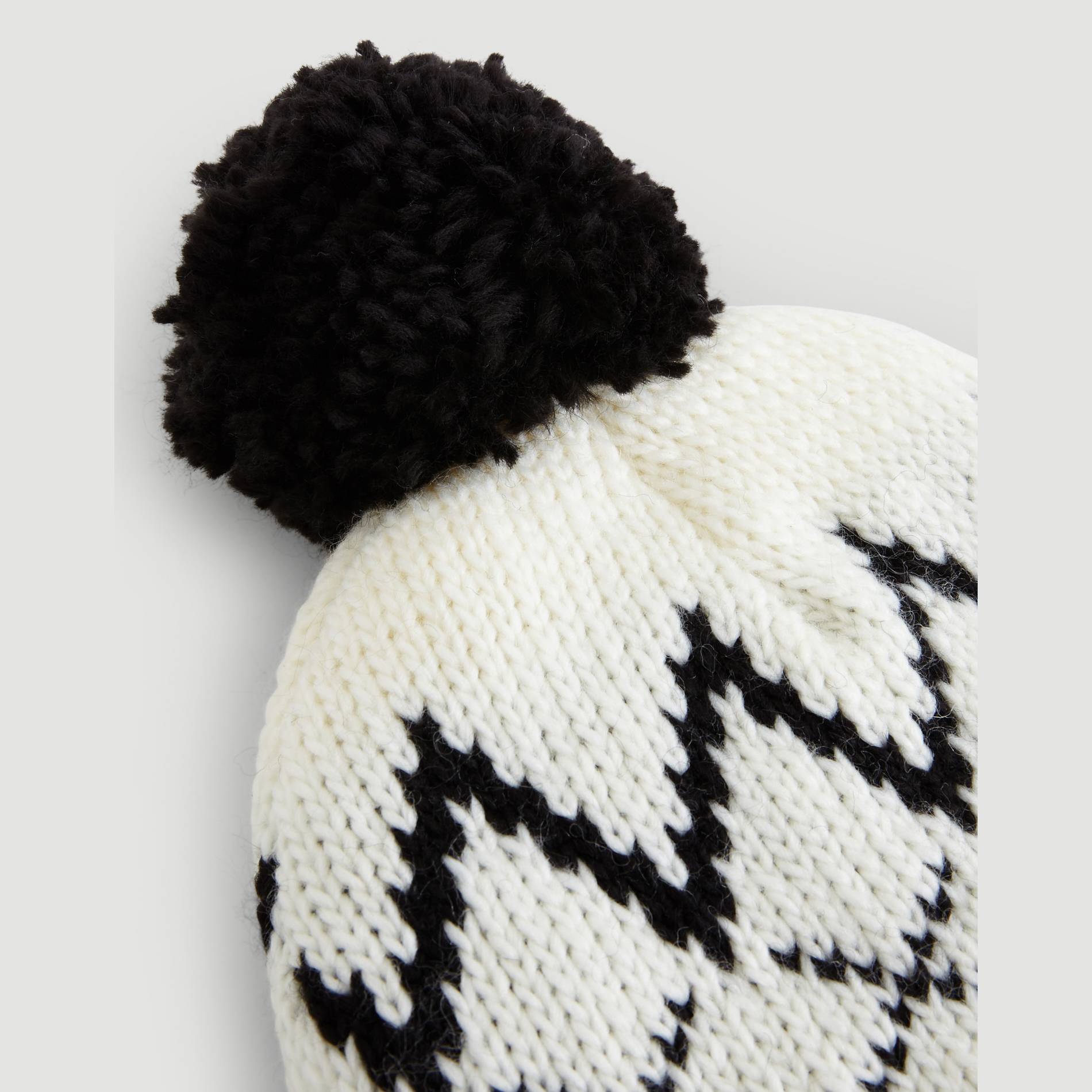 Bonnet jacquard, Blanc, large image number 1.0