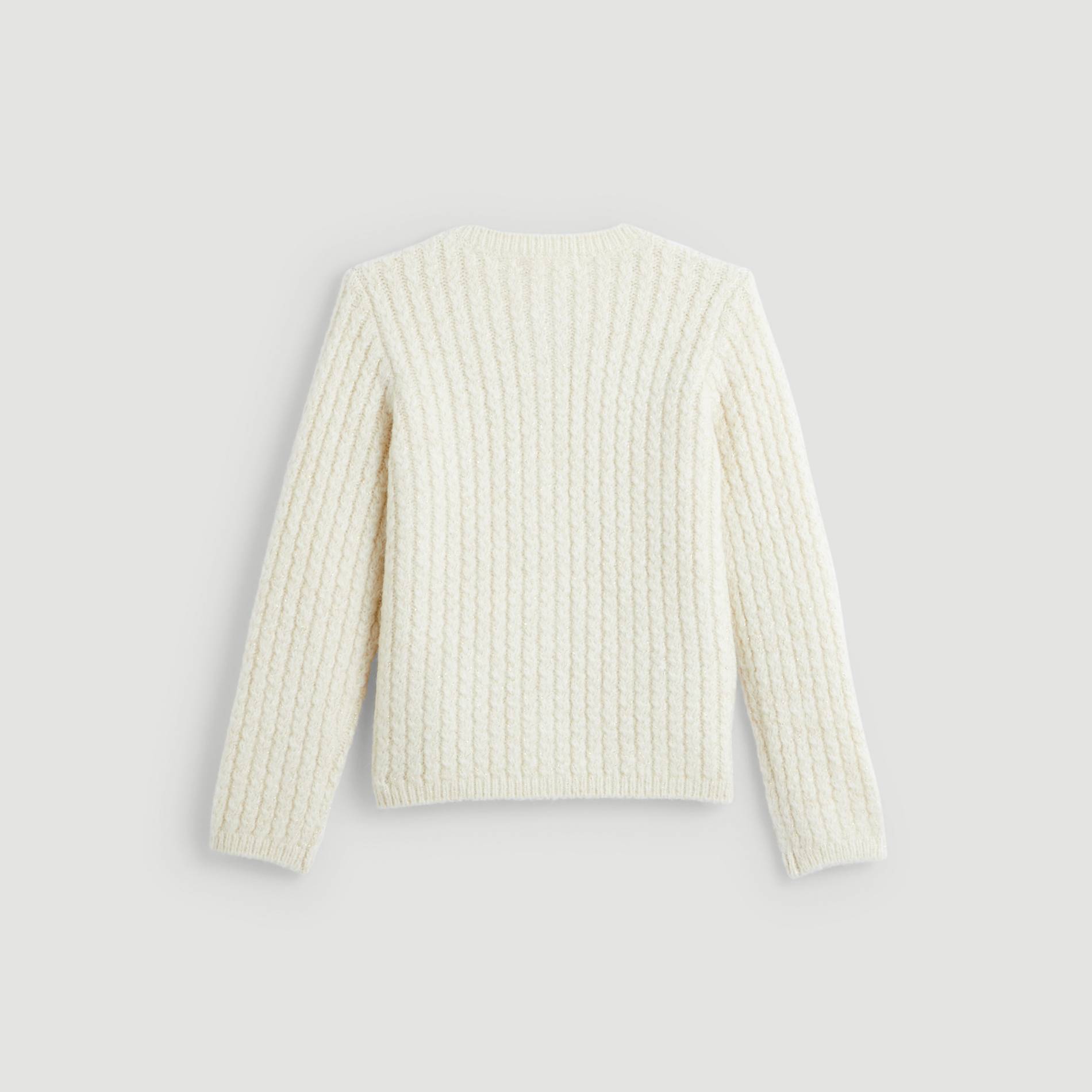 Cardigan brillant, Ecru, large image number 1