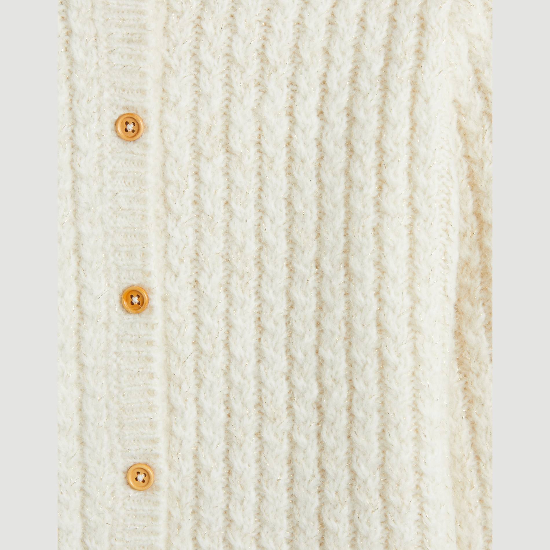 Cardigan brillant, Ecru, large image number 2.0