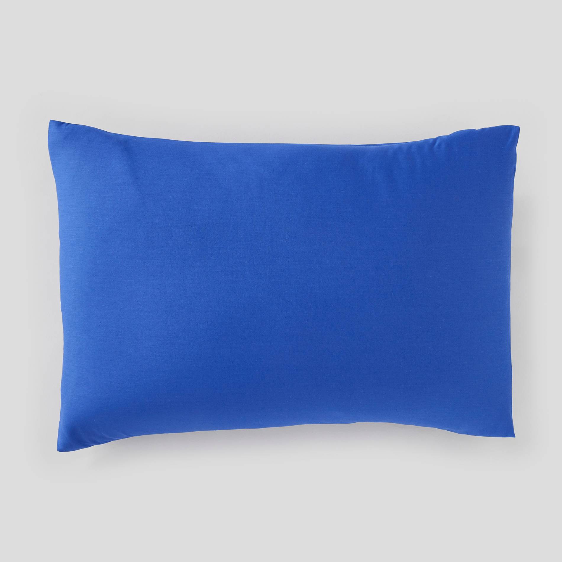 Taie d'oreiller rectangulaire - 50x70cm, Bleu vif, large image number 0