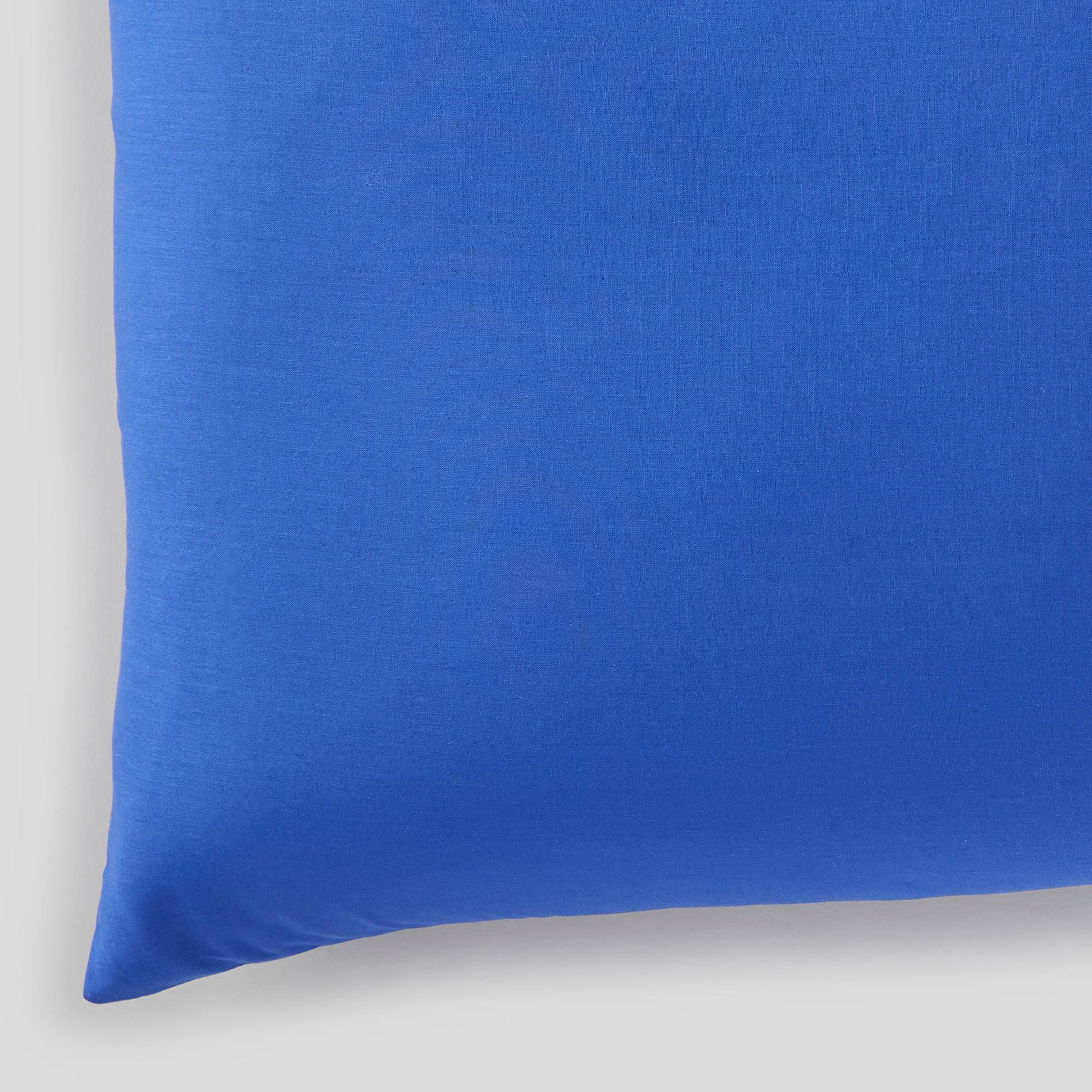 Taie d'oreiller rectangulaire - 50x70cm, Bleu vif, large image number 1