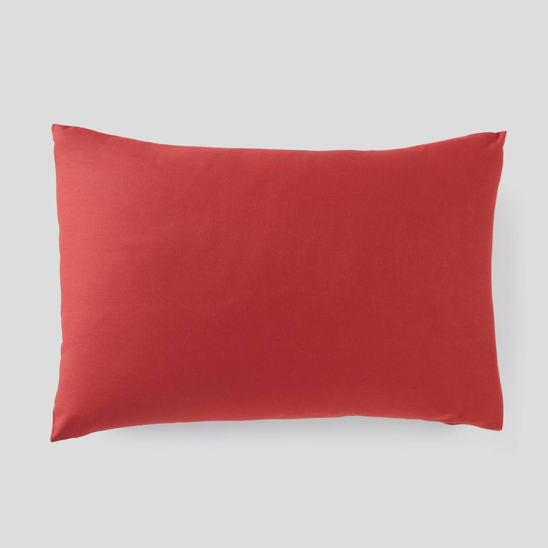 Taie d'oreiller rectangulaire - 50x70cm, Rouge cuit, large image number 0