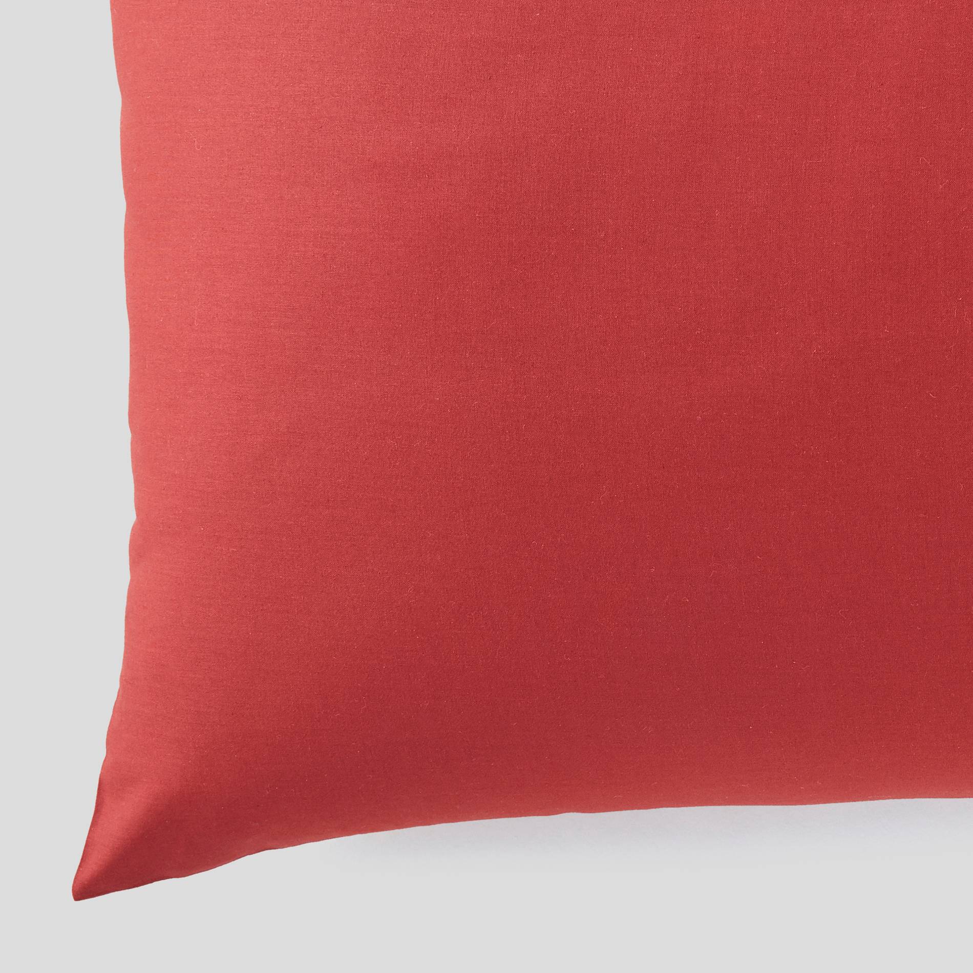 Taie d'oreiller rectangulaire - 50x70cm, Rouge cuit, large image number 1.0