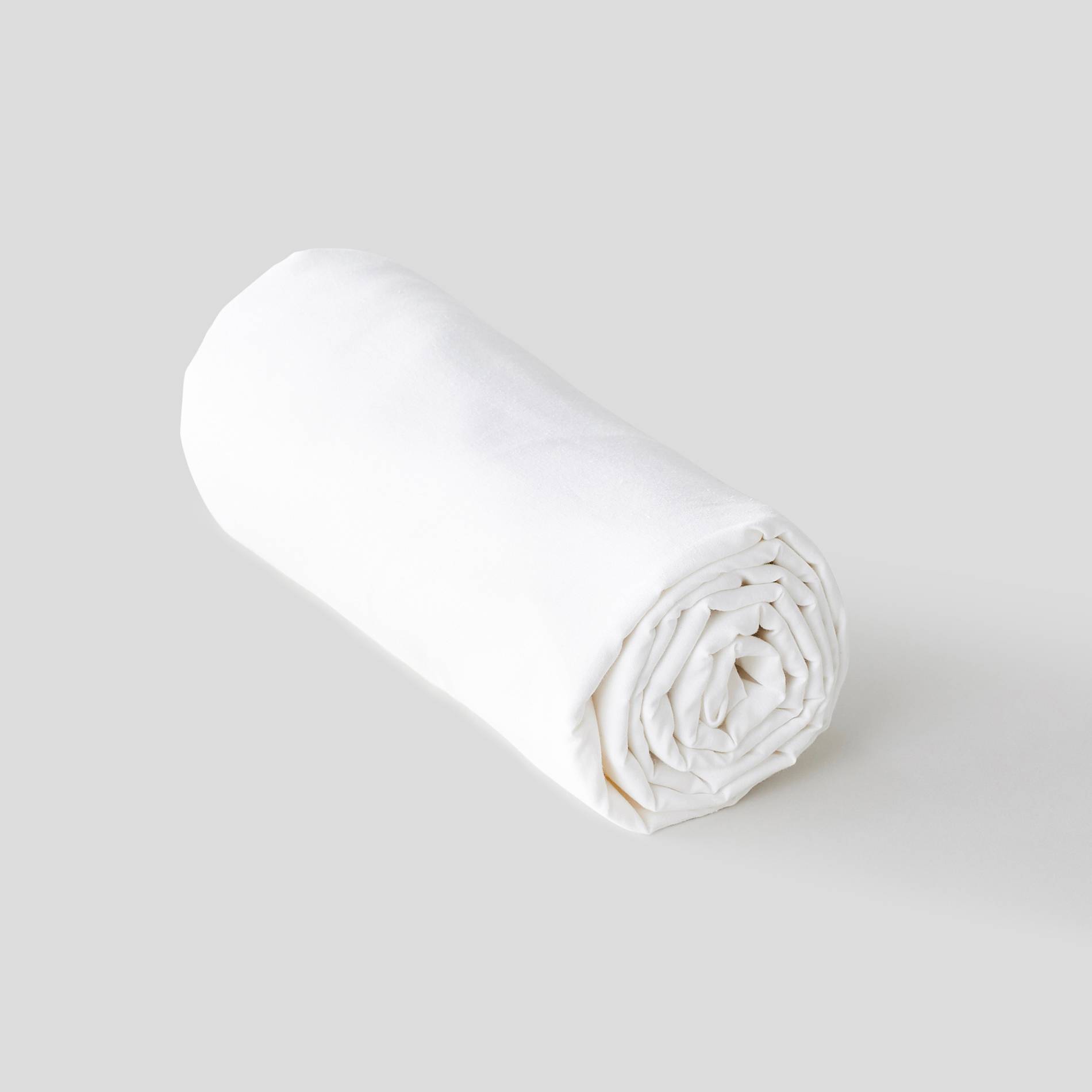 Drap housse - 140x190cm, Blanc, large image number 0