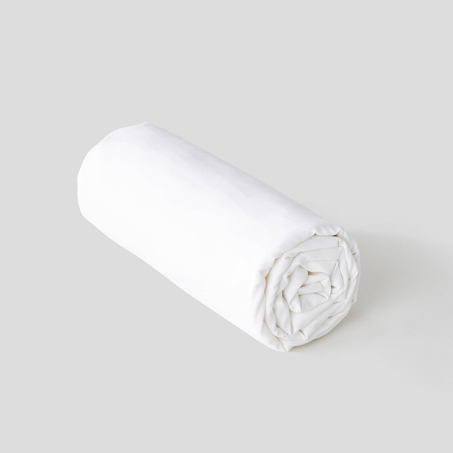 Drap housse - 90x190cm, Blanc, large image number 0