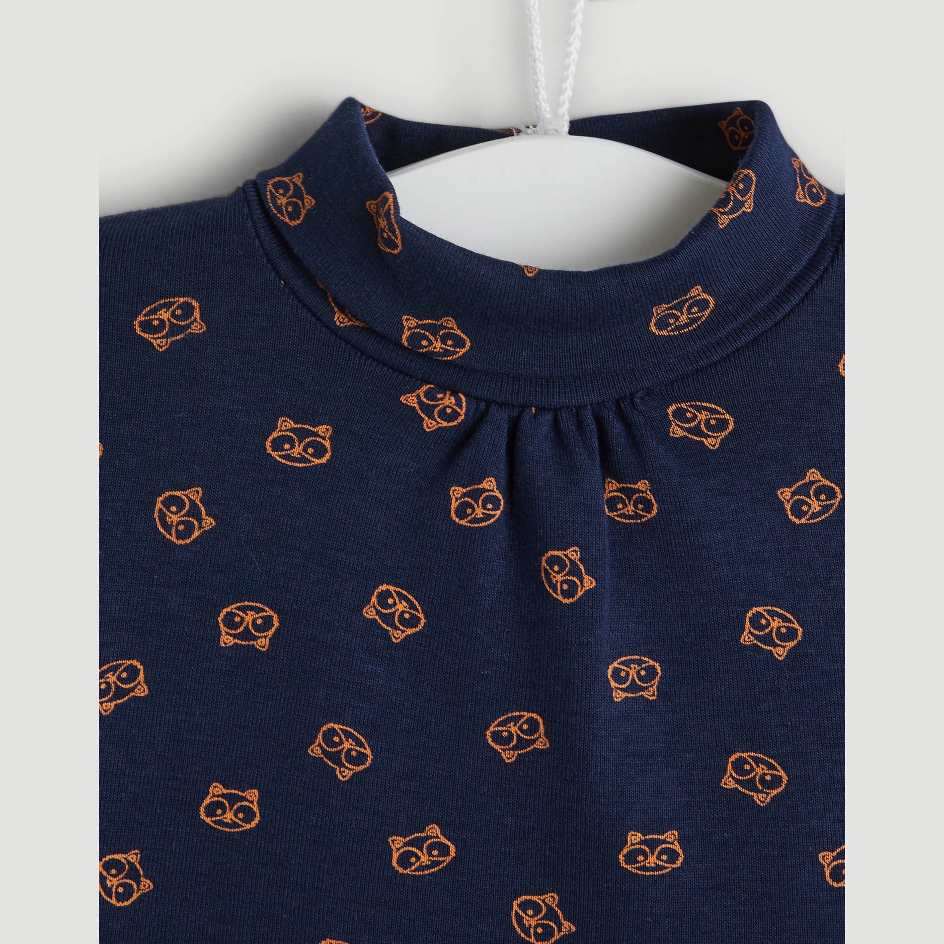 Sous pull imprime, Bleu marine, large image number 2
