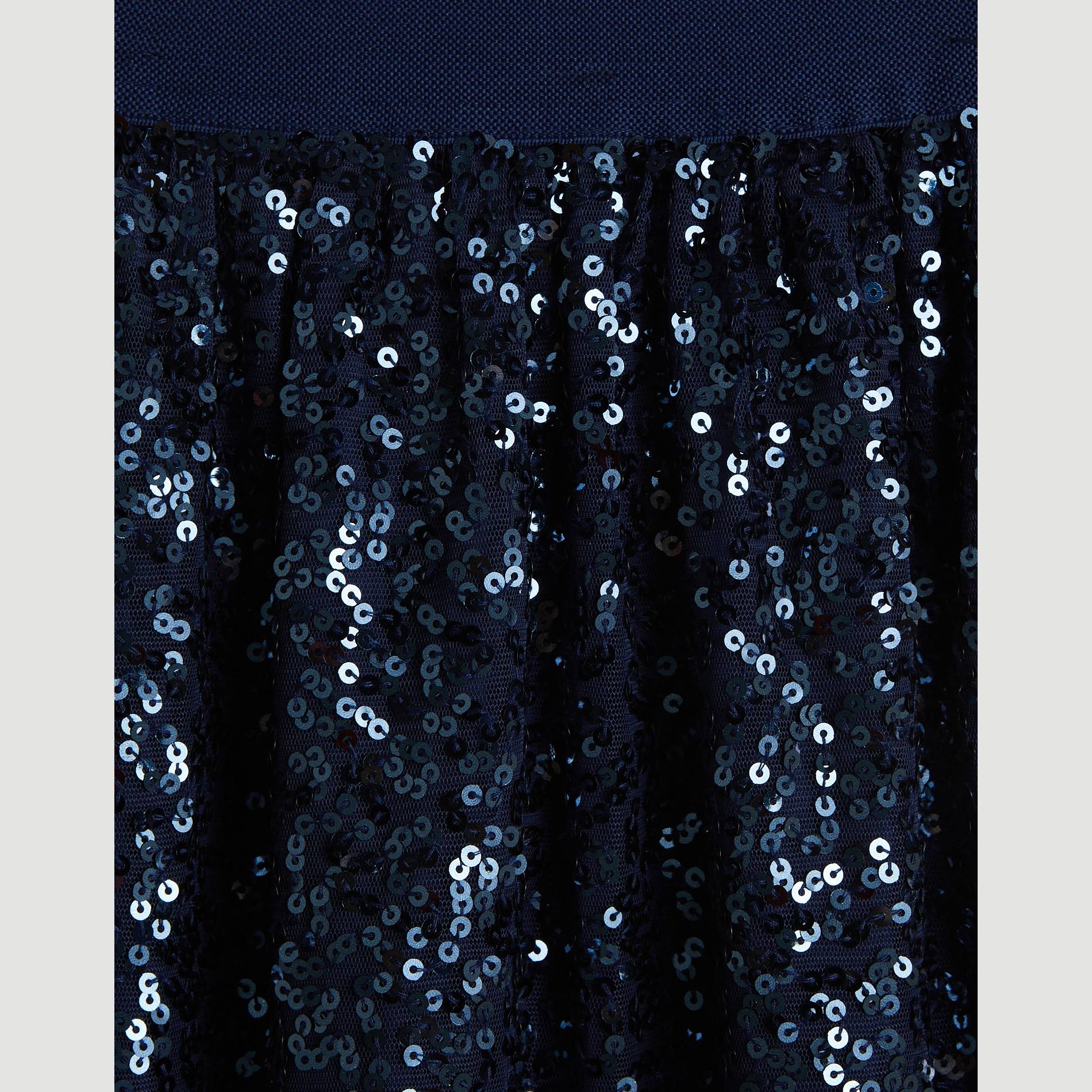 Jupe brillante, Bleu marine, large image number 2