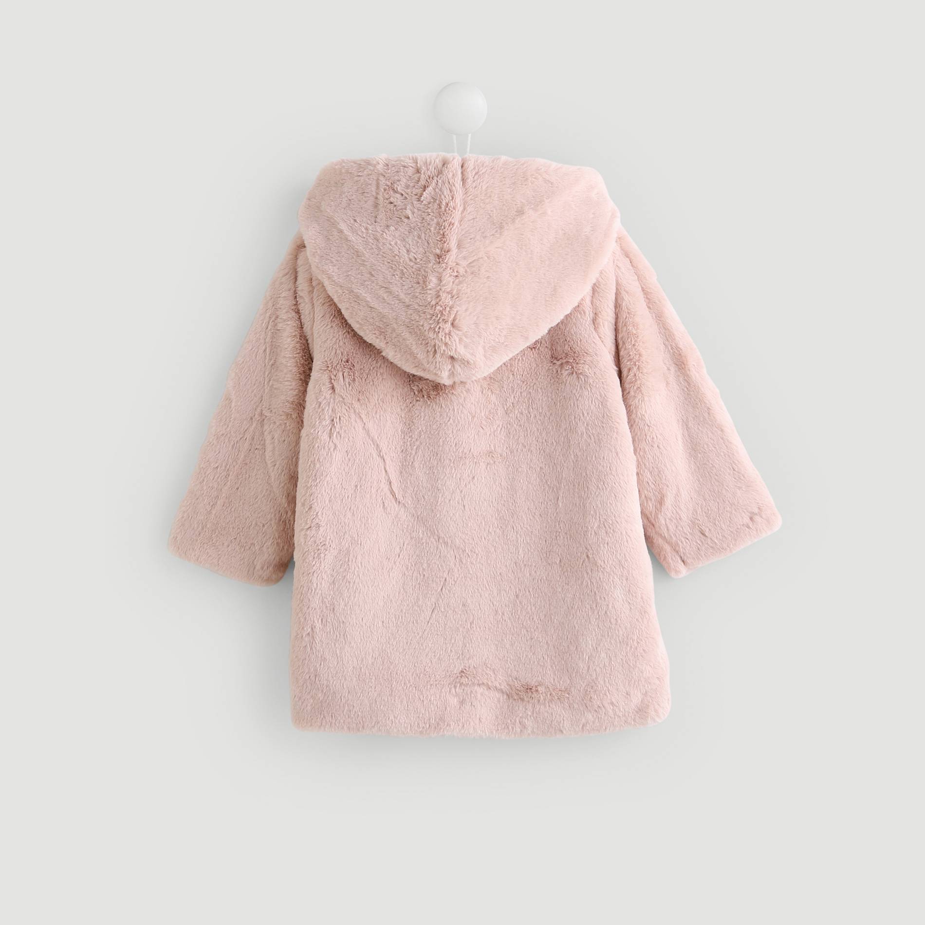 Manteau fausse fourrure, Rose pâle, large image number 1