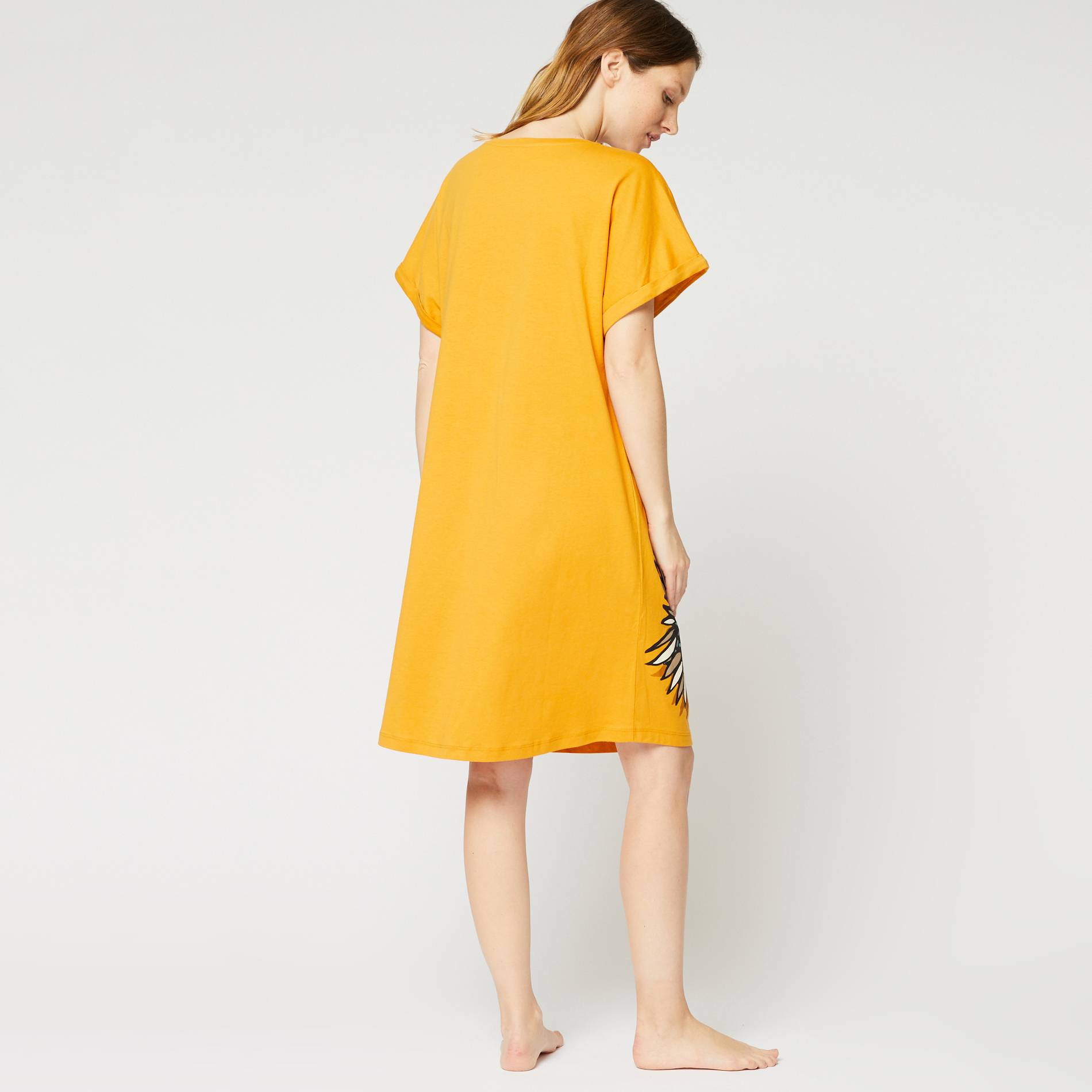 Chemise de nuit en coton BIO, Safran, large image number 1.0
