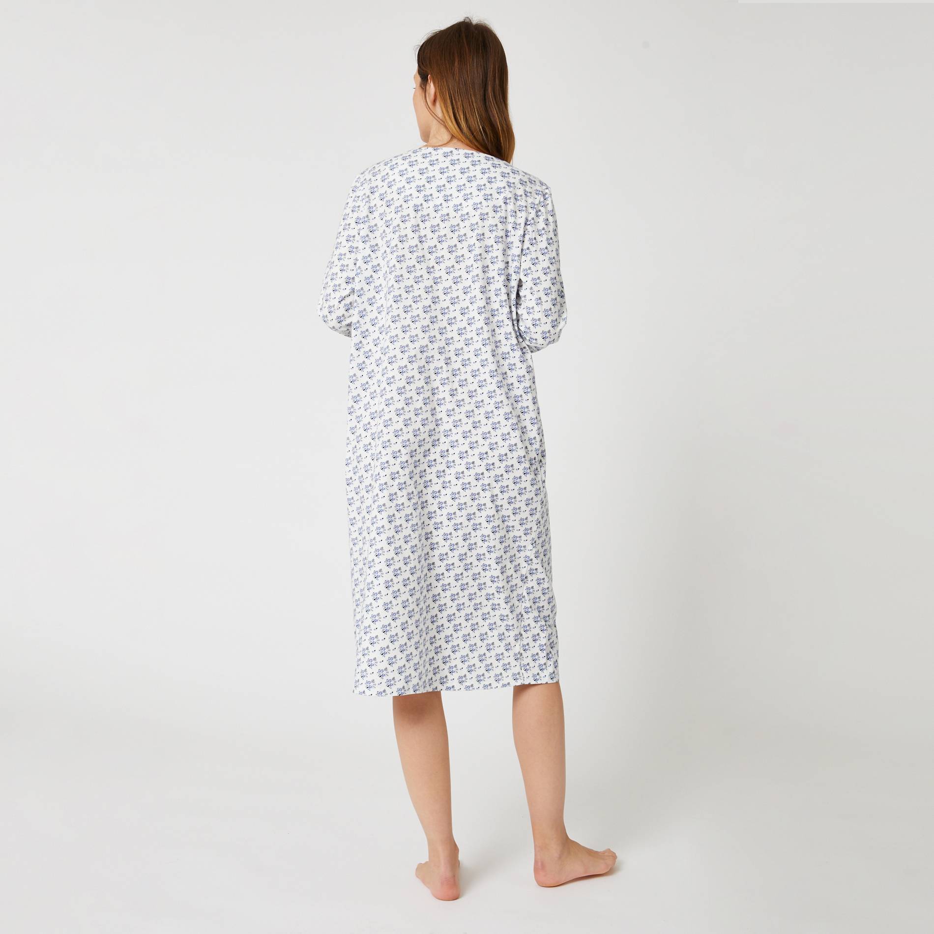 Chemise de nuit en coton BIO, Blanc, large image number 1