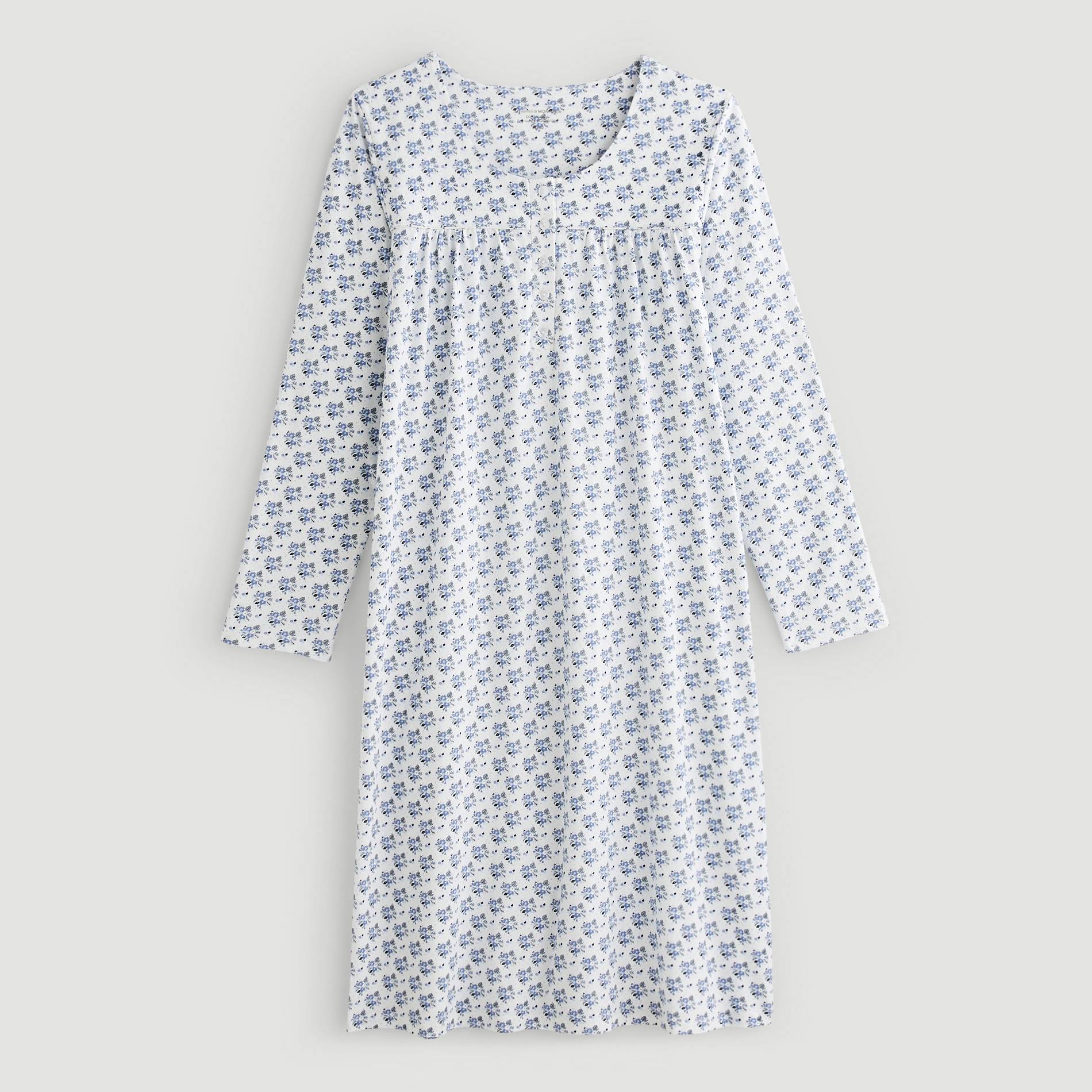 Chemise de nuit en coton BIO, Blanc, large image number 2