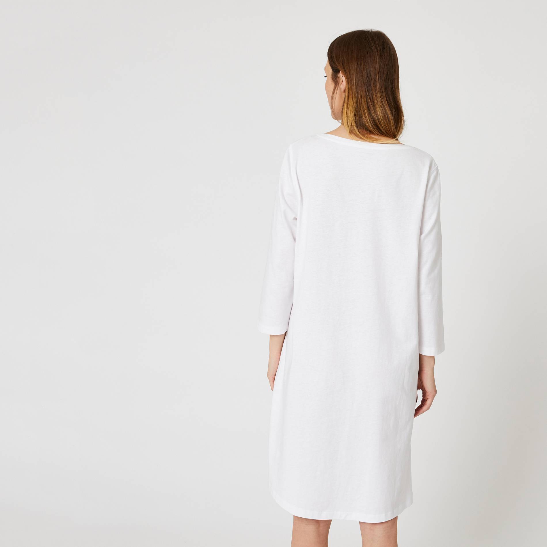 Chemise de nuit en coton BIO, Blanc, large image number 1.0