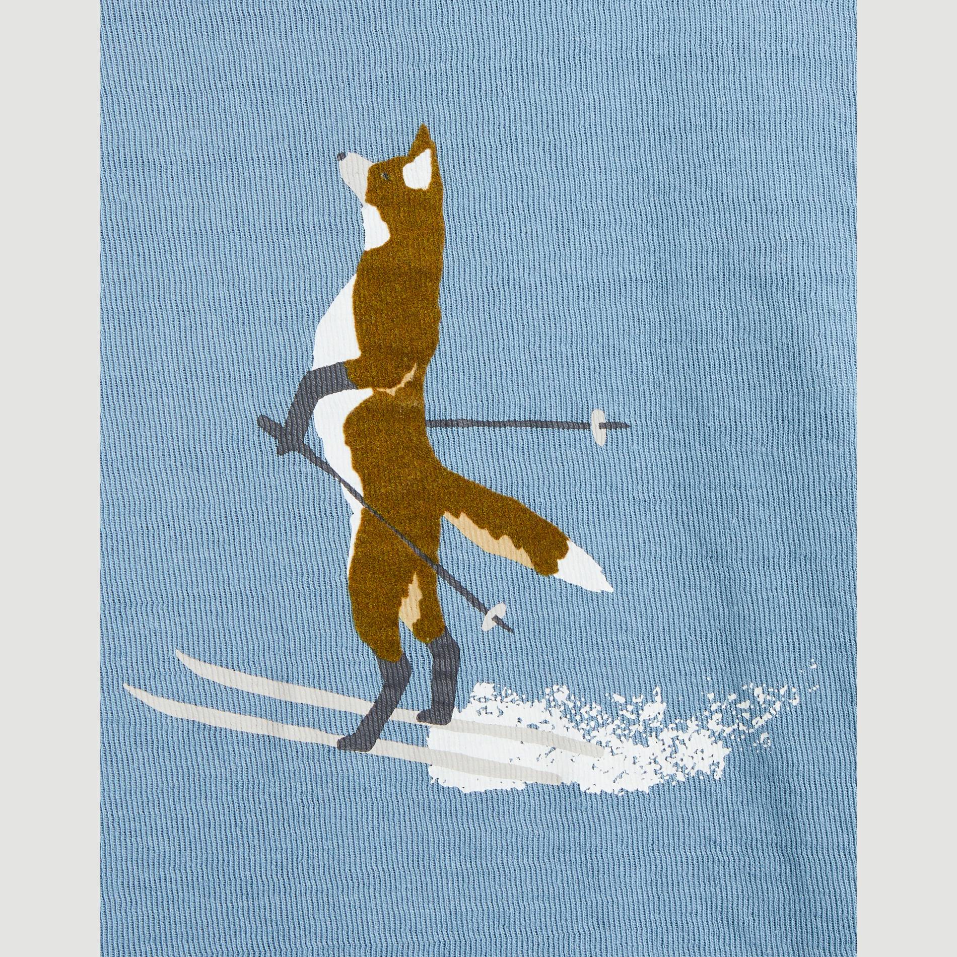 T-shirt manches courtes imprime, Bleu gris, large image number 2