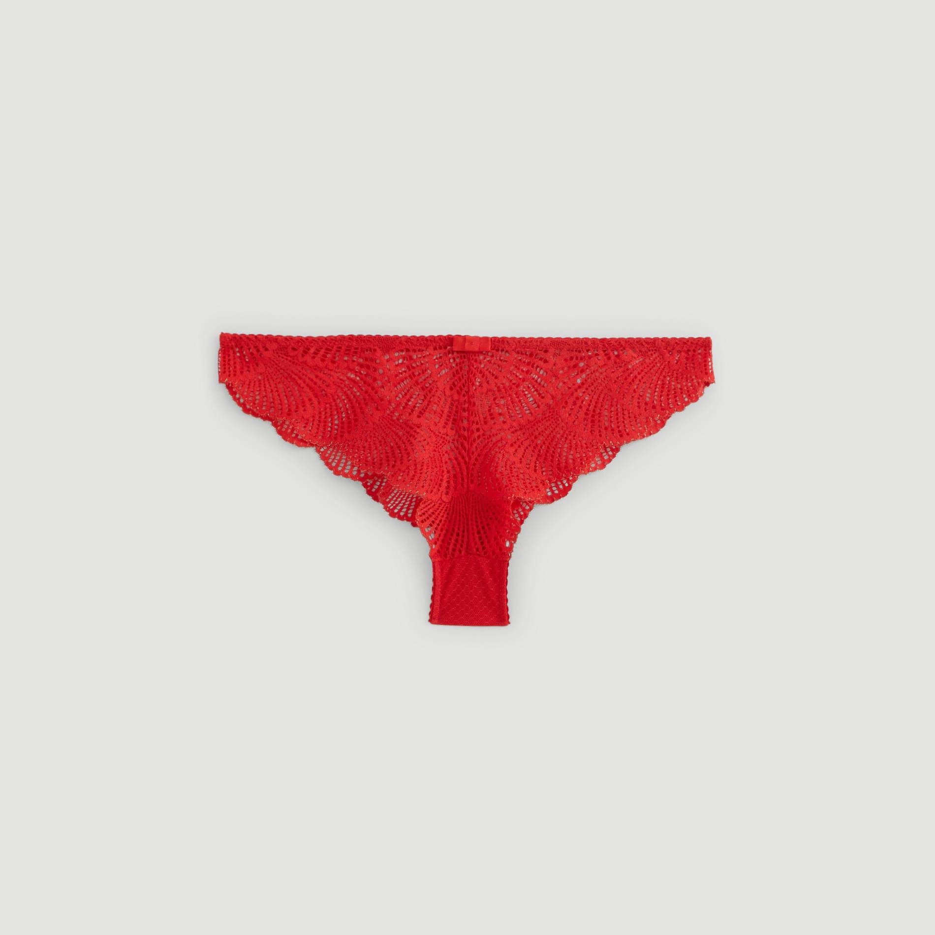 Tanga en dentelle, Rouge, large image number 1.0
