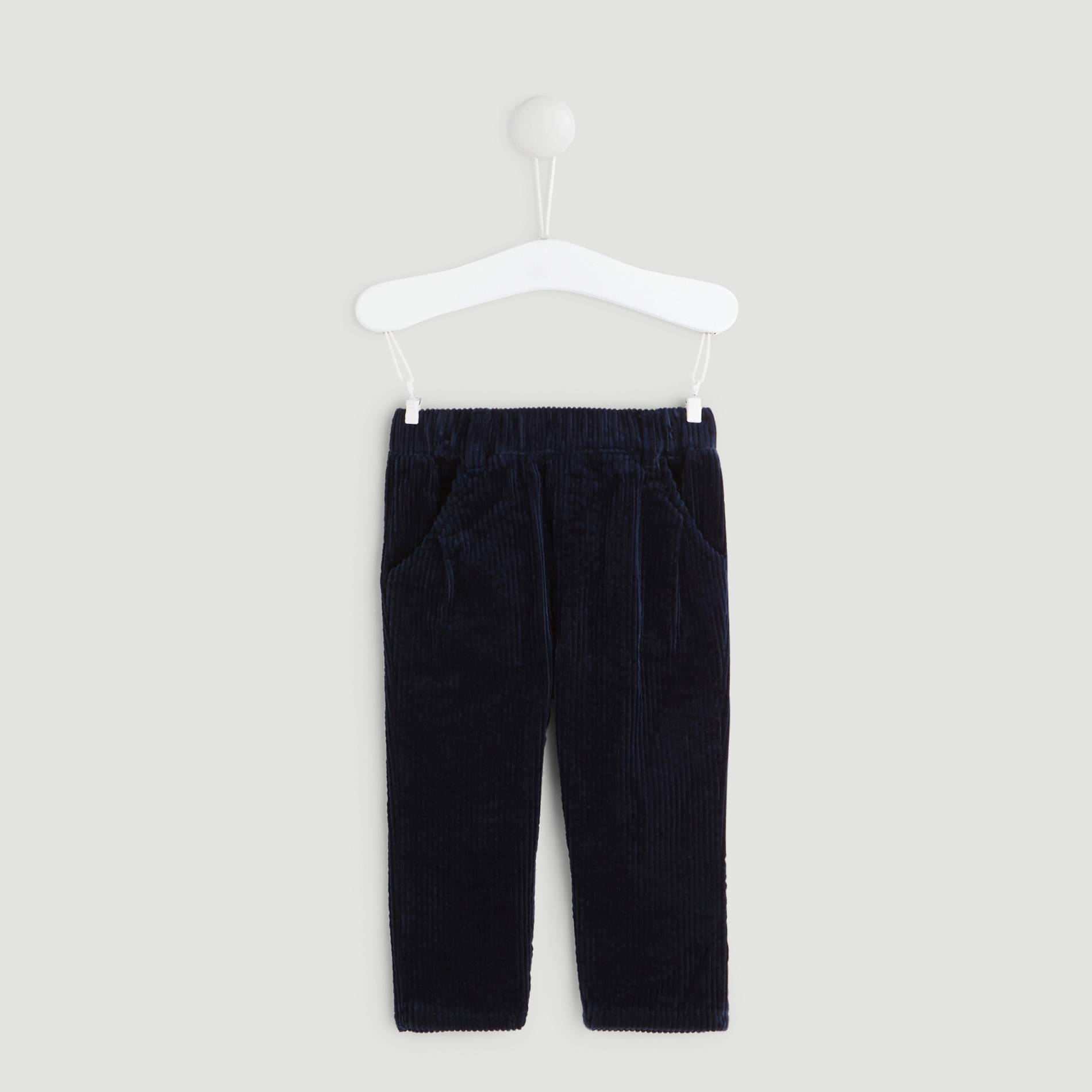 Pantalon en velours, Bleu marine, large image number 0.0