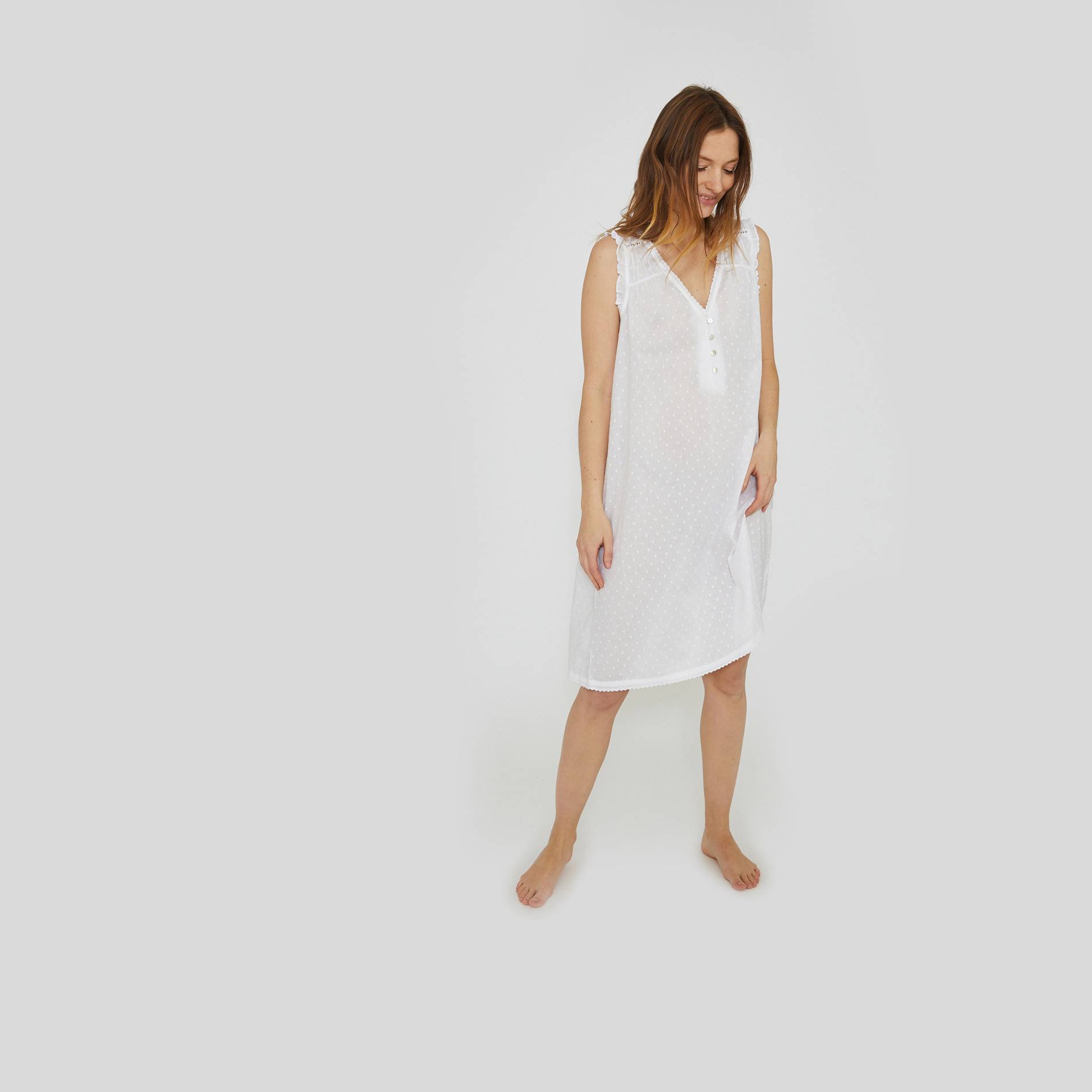 Chemise de nuit, Blanc, large image number 0