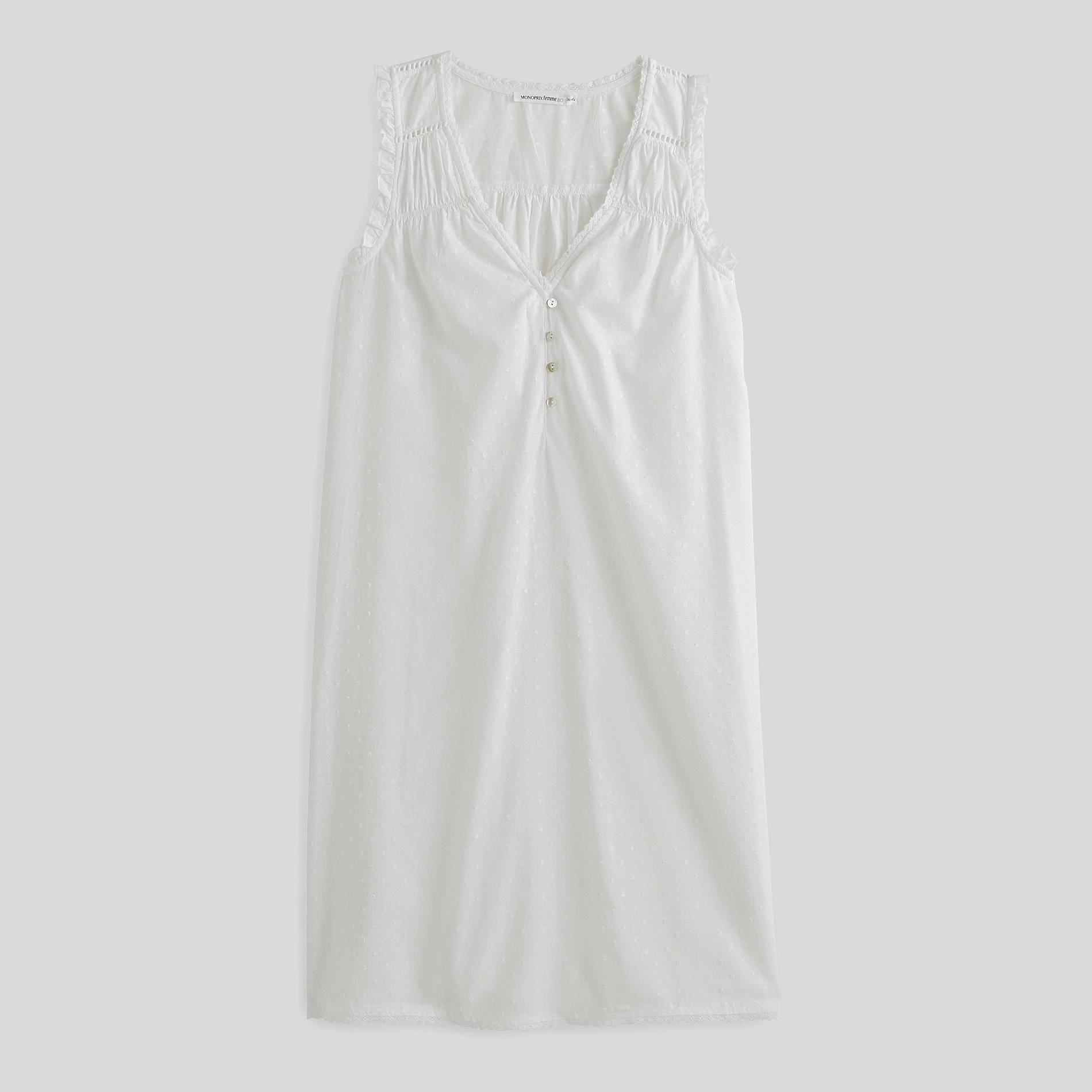 Chemise de nuit, Blanc, large image number 2.0