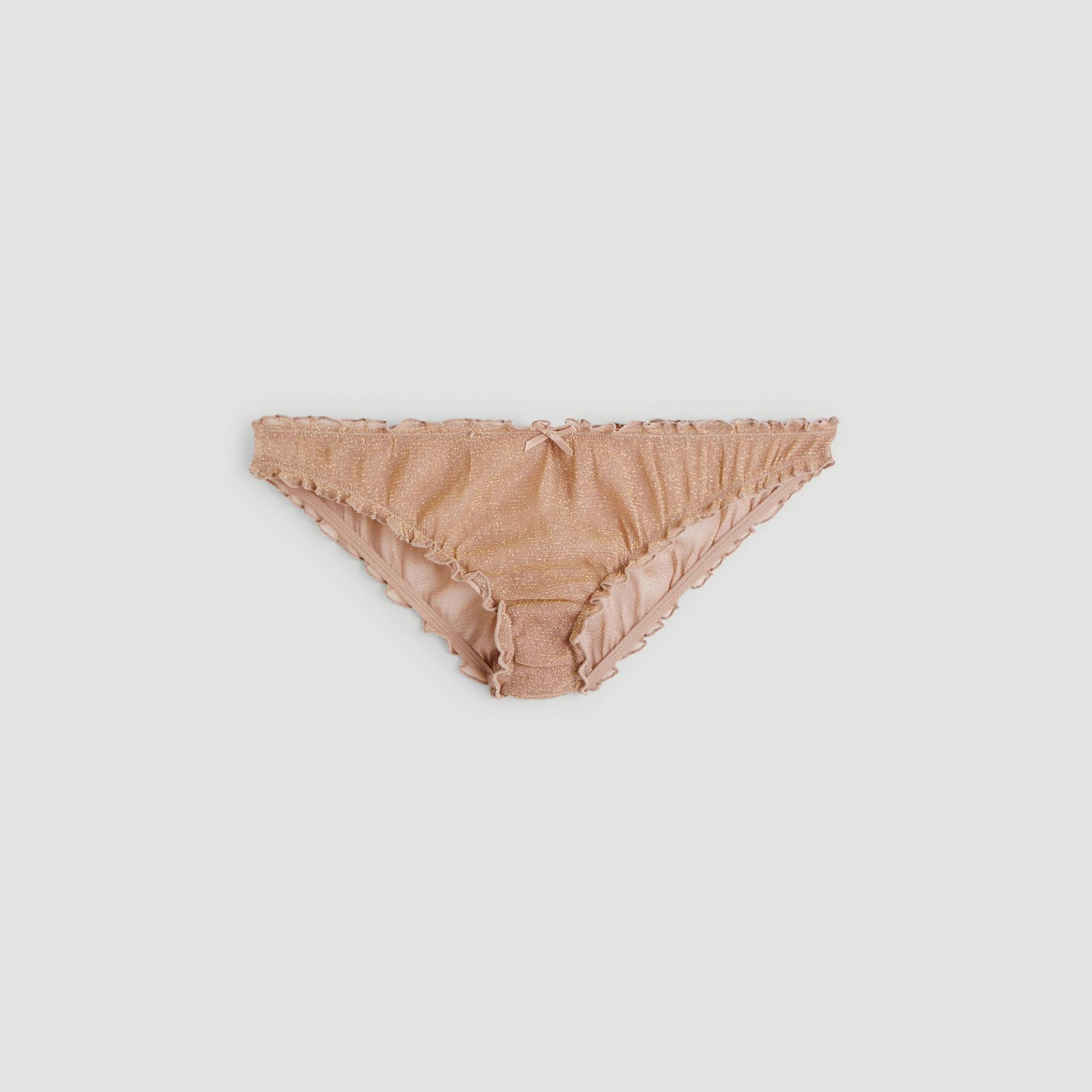 Culotte froufrou fantaisie, Taupe, large image number 2.0