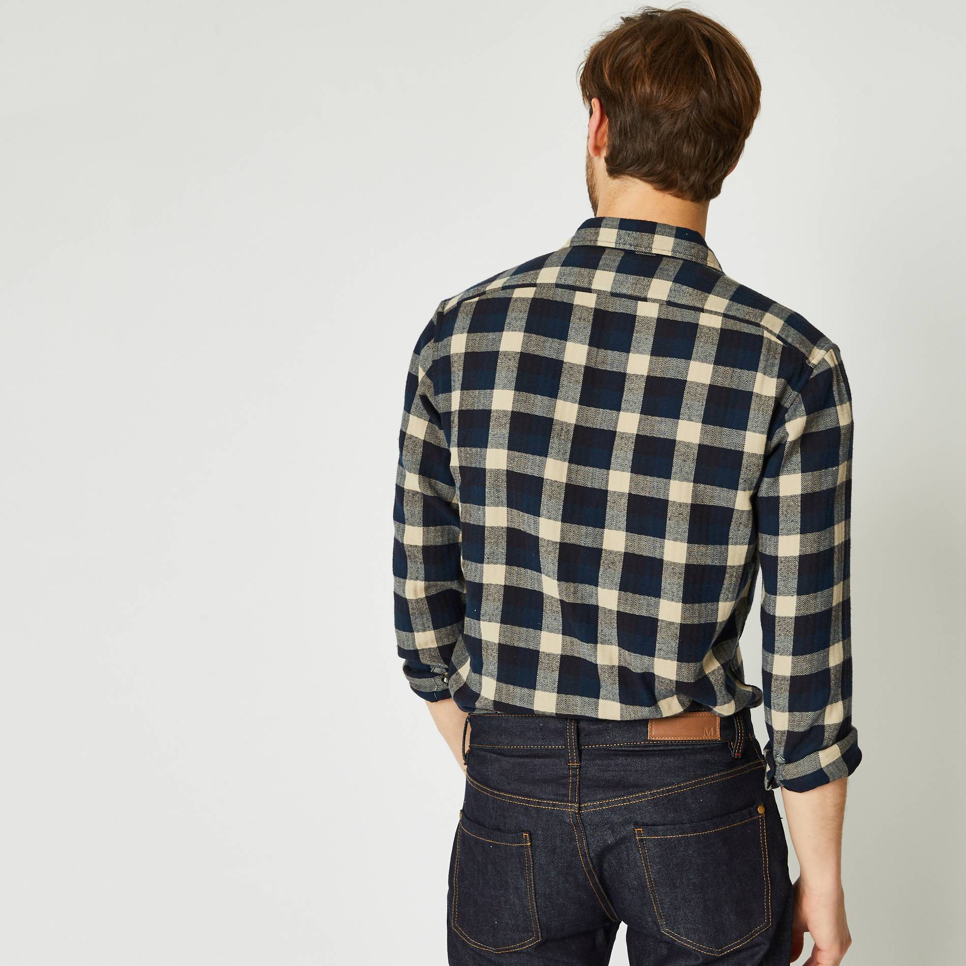 Chemise a carreaux, Blanc, large image number 1