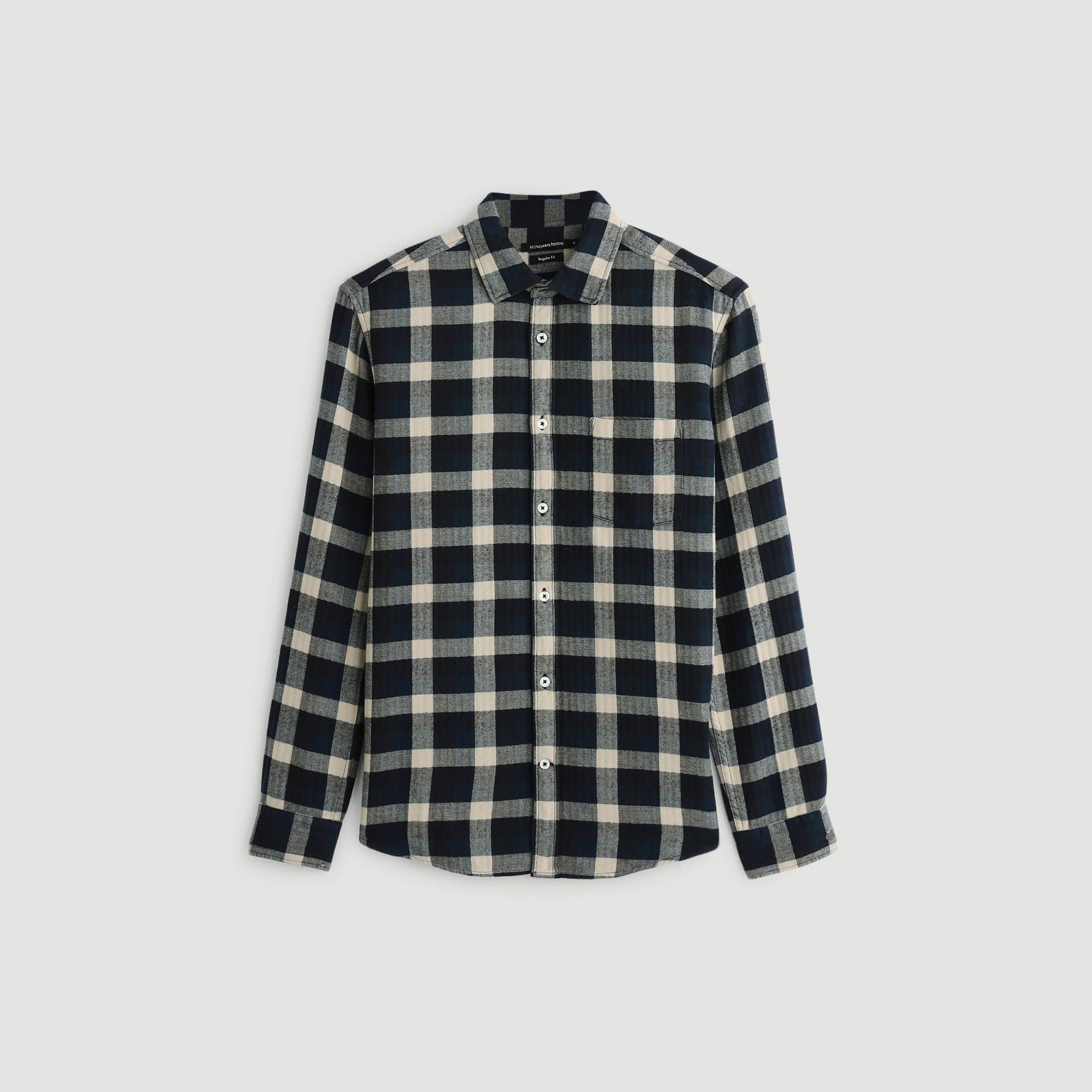 Chemise a carreaux, Blanc, large image number 2.0