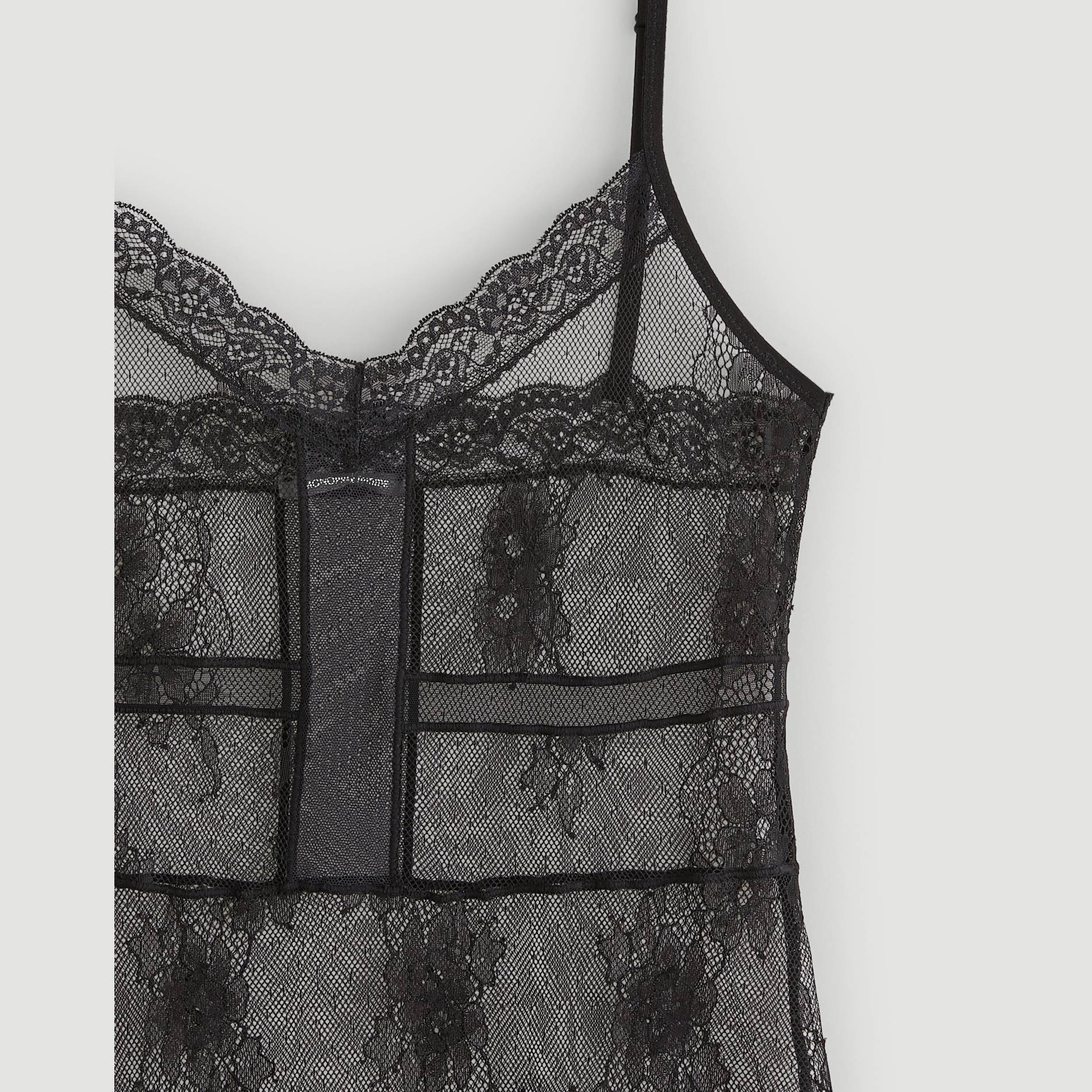 Combinette en dentelle, Noir, large image number 2