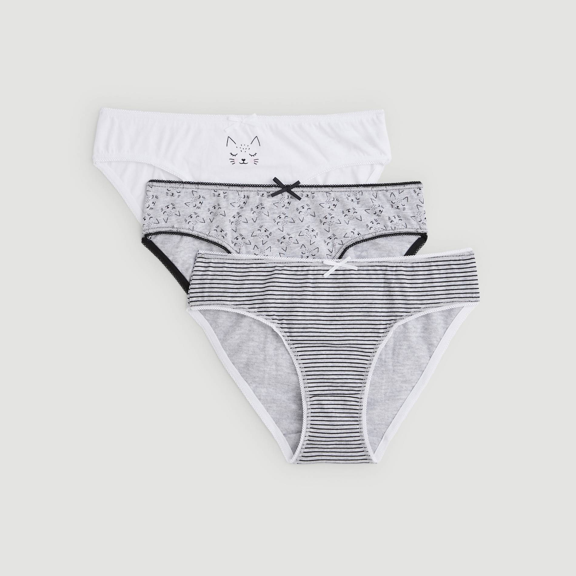 Lot de 3 culottes, Noir, large image number 0