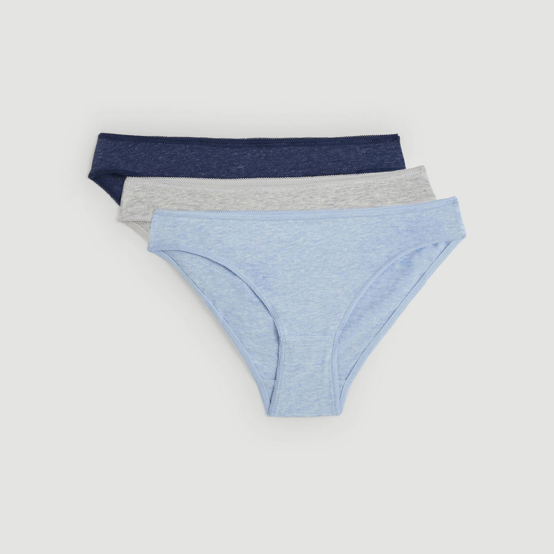 Lot de 3 culottes, Bleu foncé, large image number 0