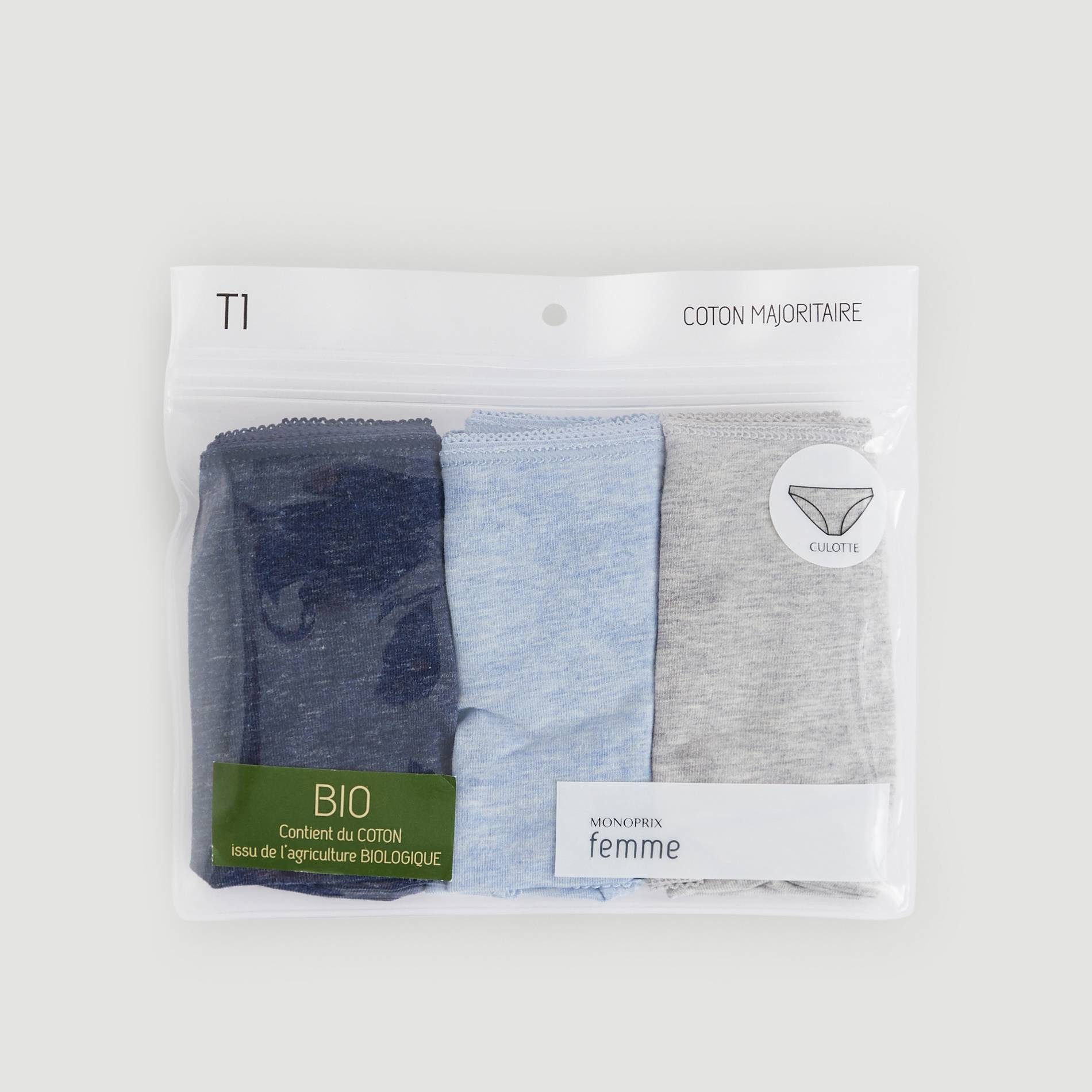 Lot de 3 culottes, Bleu foncé, large image number 2.0