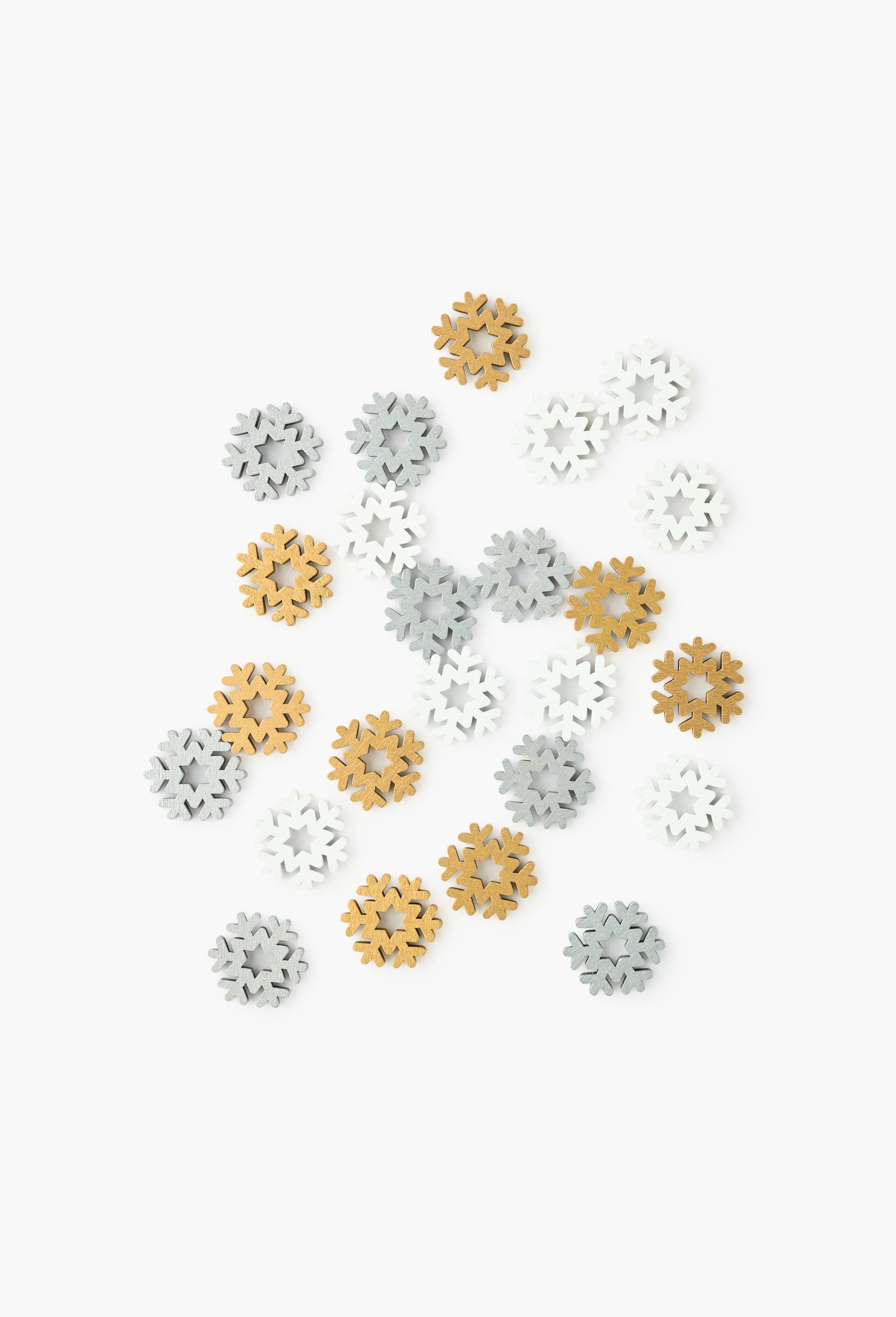 Sachet de confettis en bois, Ecru, large image number 0