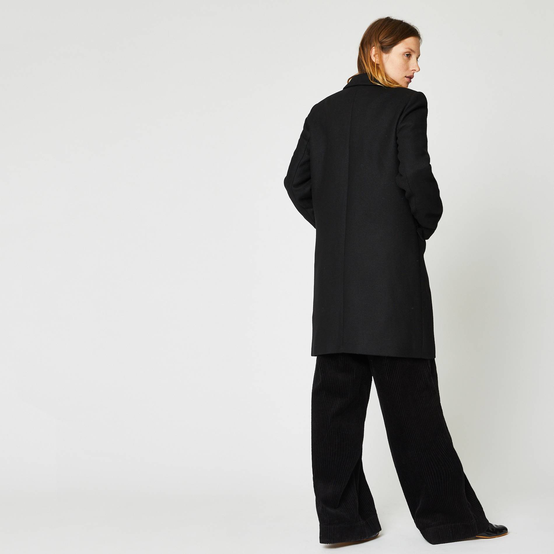 Manteau avec double boutons, Noir, large image number 1.0