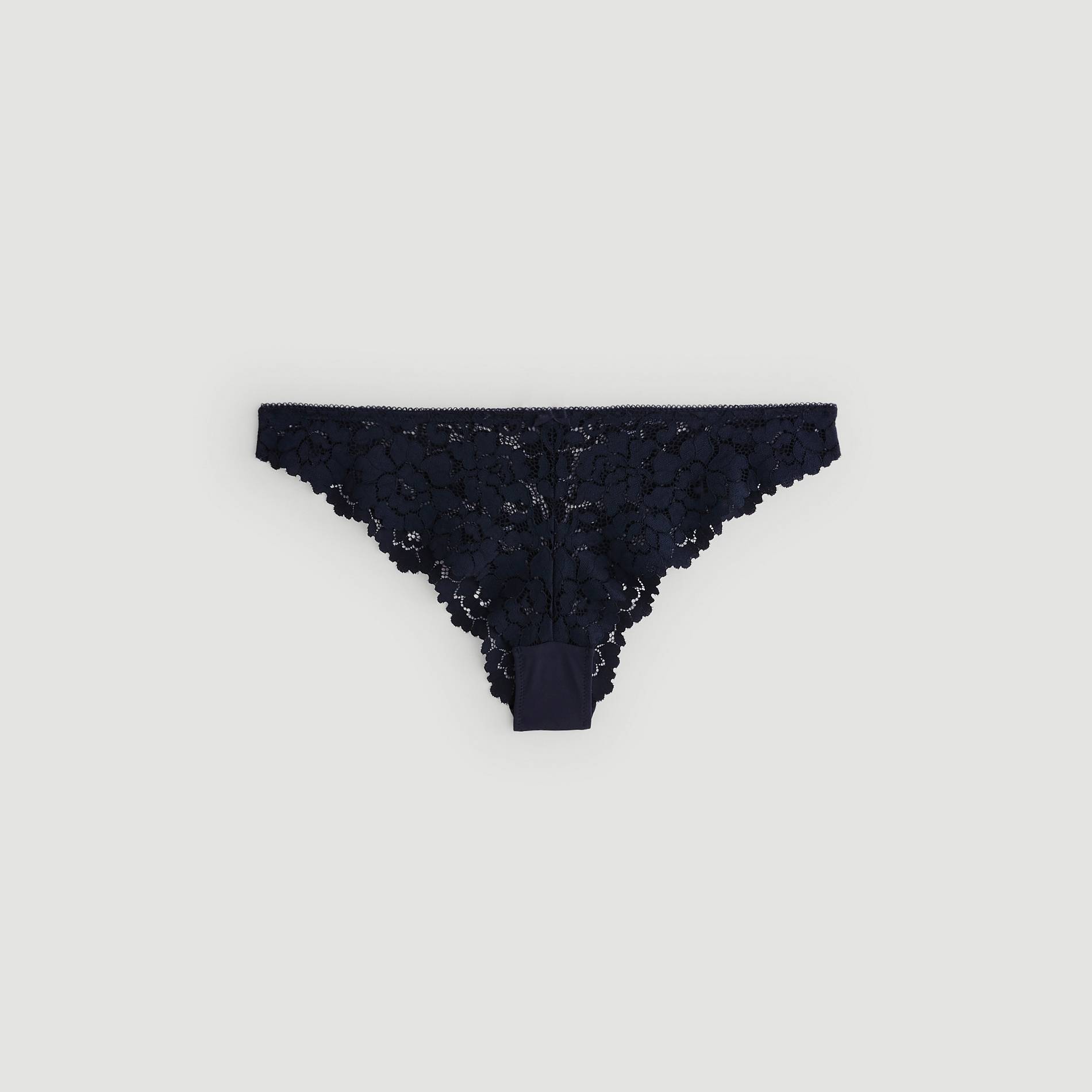 Tanga en dentelle, Bleu foncé, large image number 2.0