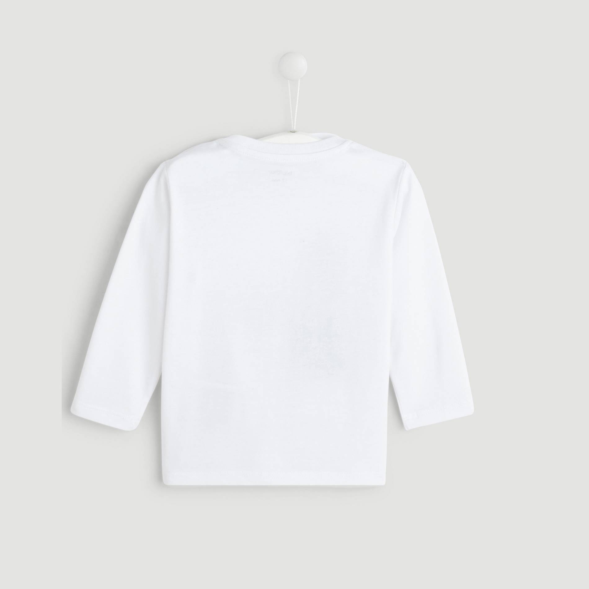T-shirt manches longues imprime, Ecru, large image number 1.0
