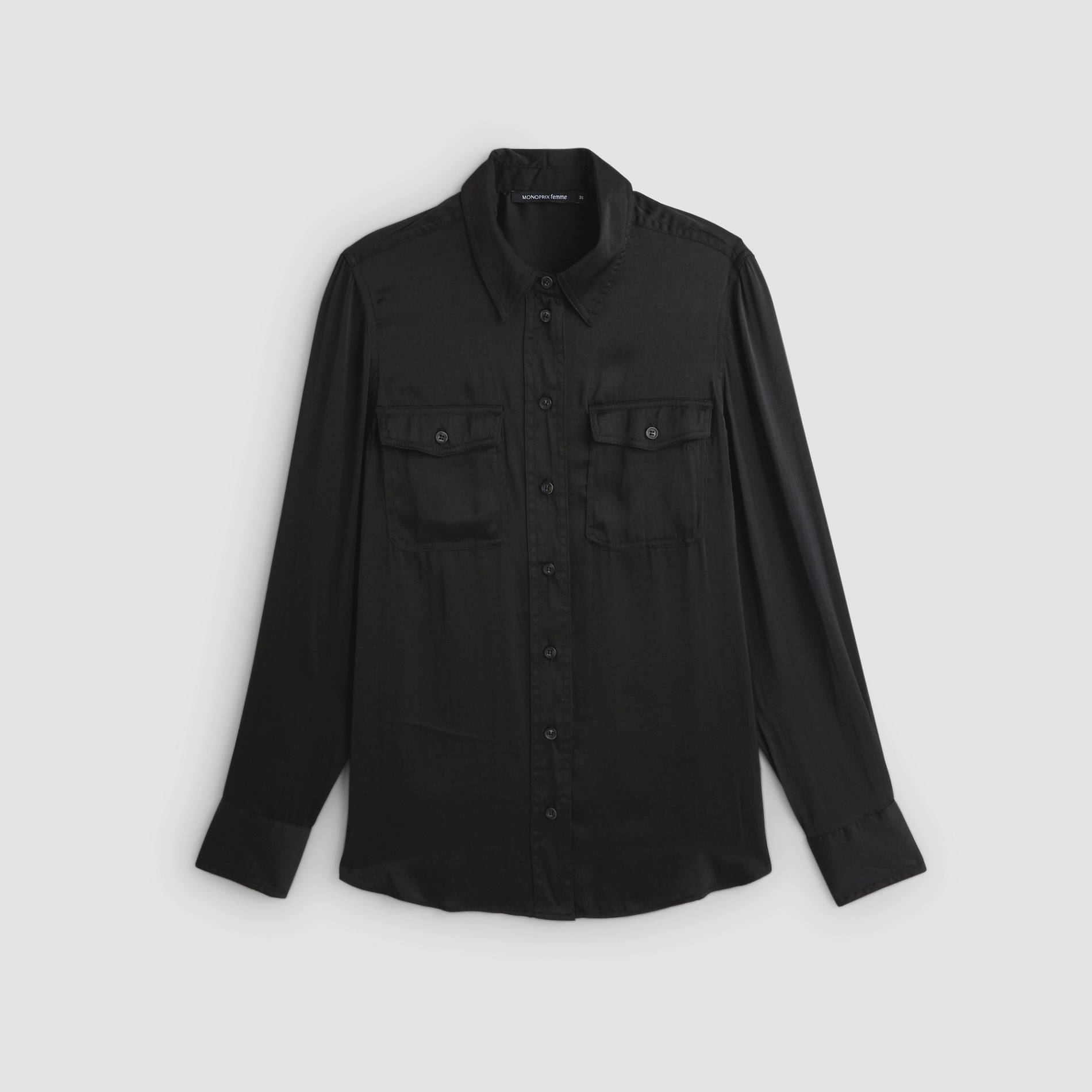Chemise, Noir, large image number 2