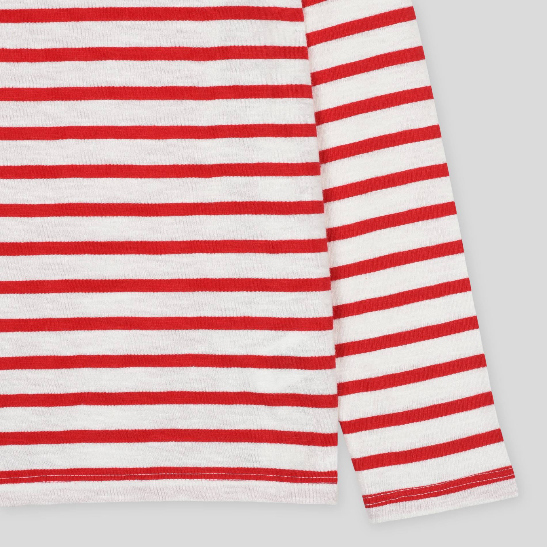 Marinière en coton certifiée Oekotex, Cerise, large image number 2.0