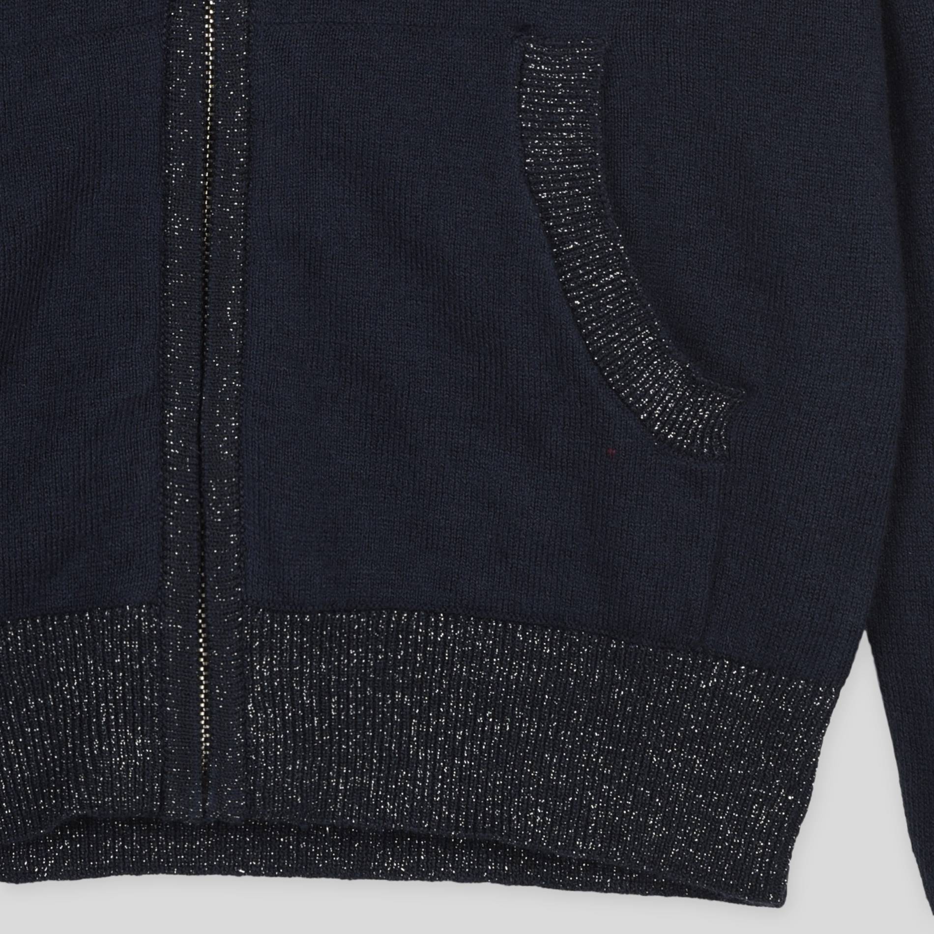 Cardigan à capuche, Bleu foncé, large image number 2.0