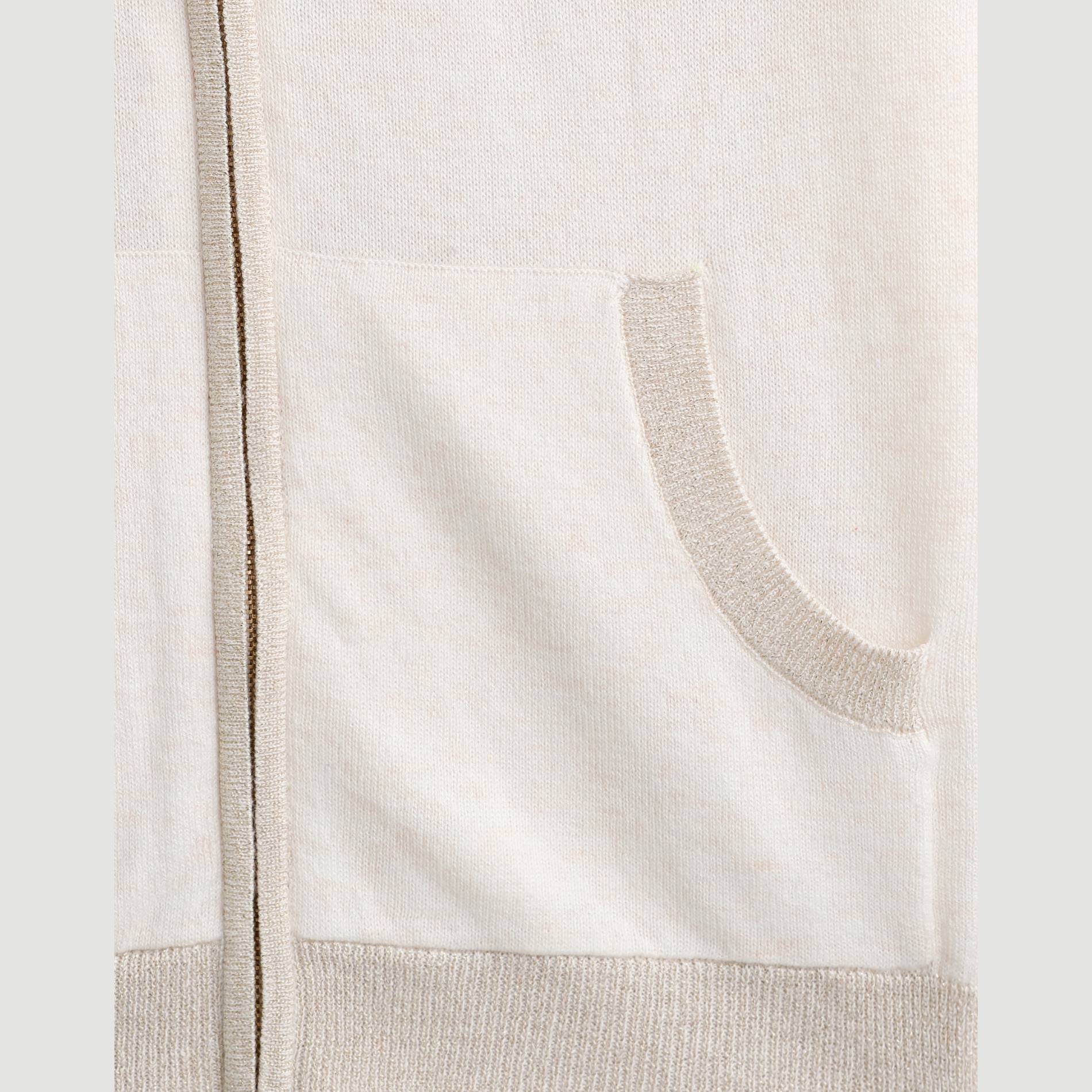 Cardigan &agrave; capuche, Ecru, large image number 2