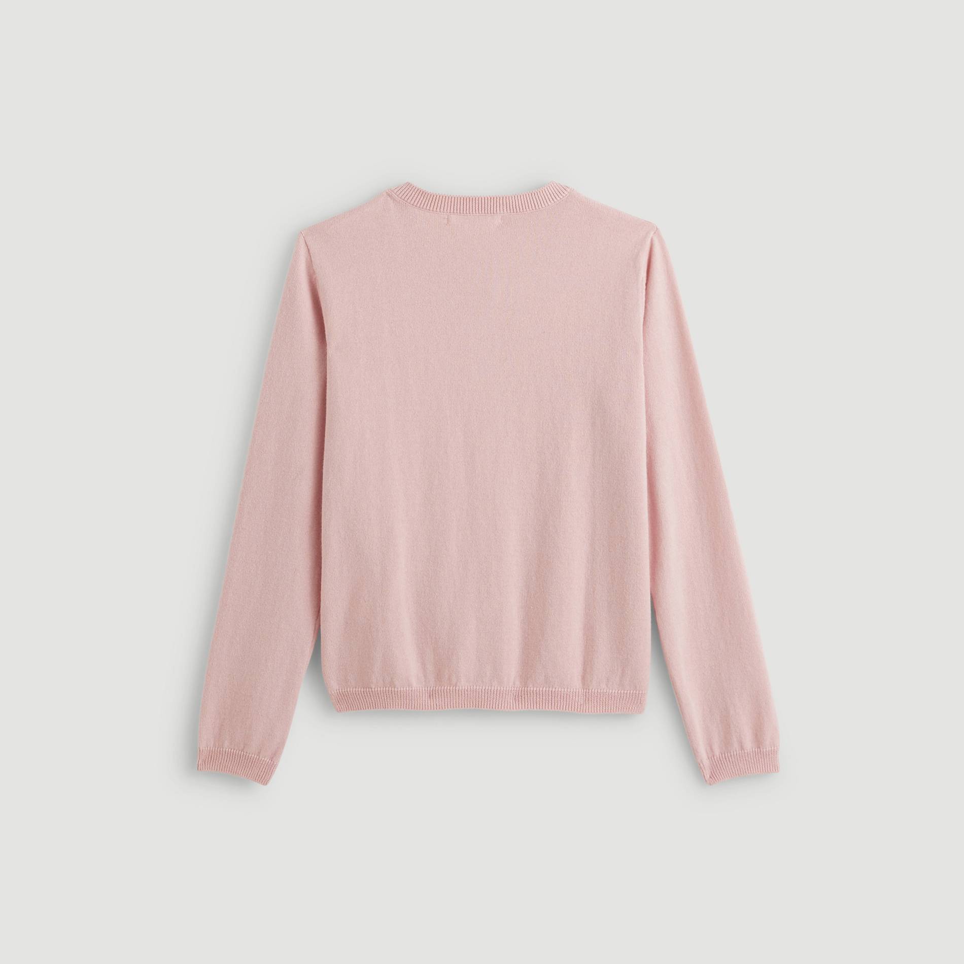 Cardigan en coton BIO, Rose pâle, large image number 1.0