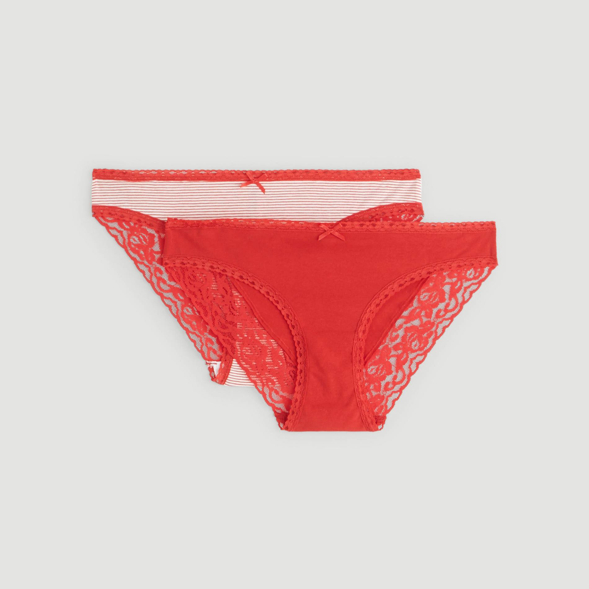 Lot de 2 culottes, Carmin, large image number 0.0