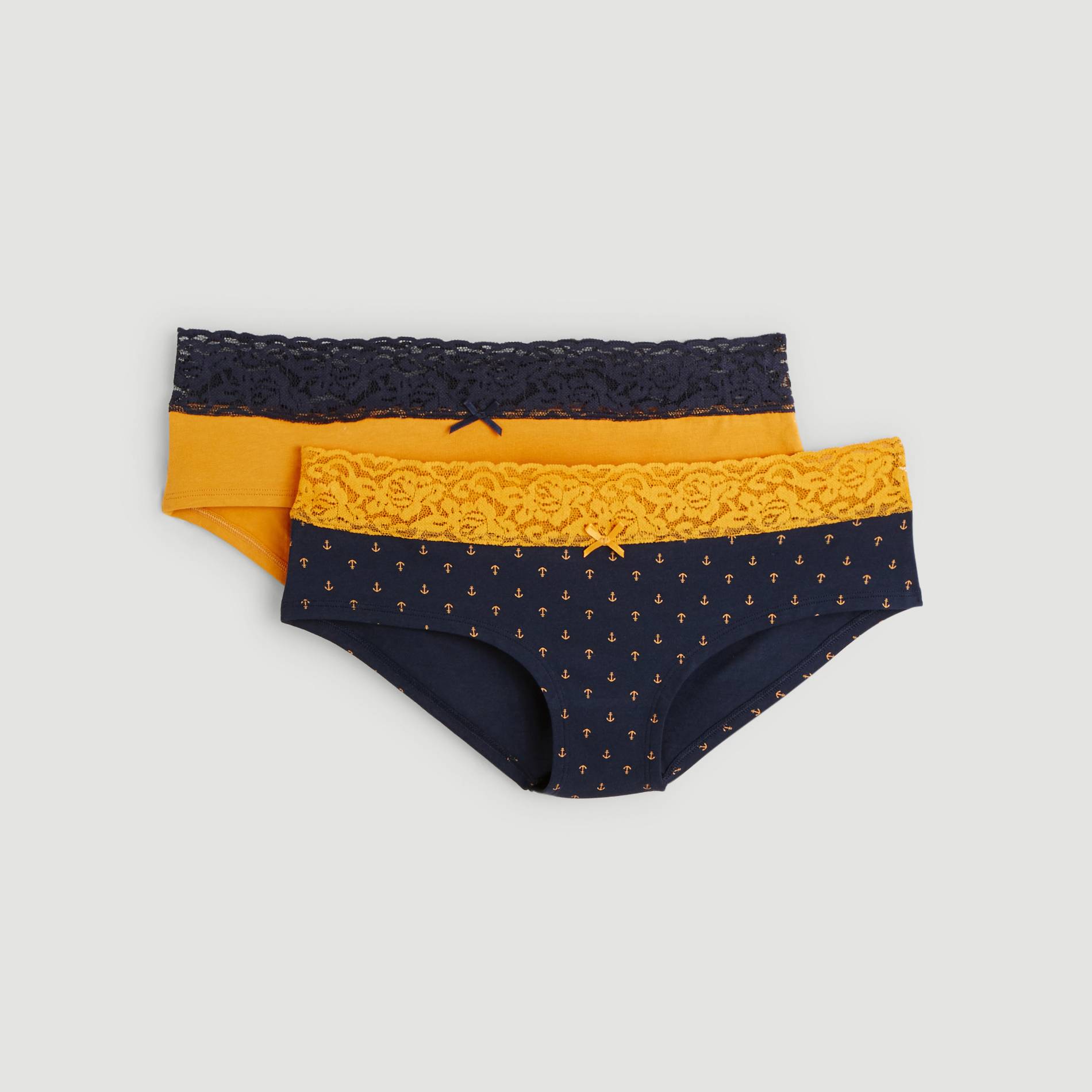 Lot de 2 shorties, Safran, large image number 0.0