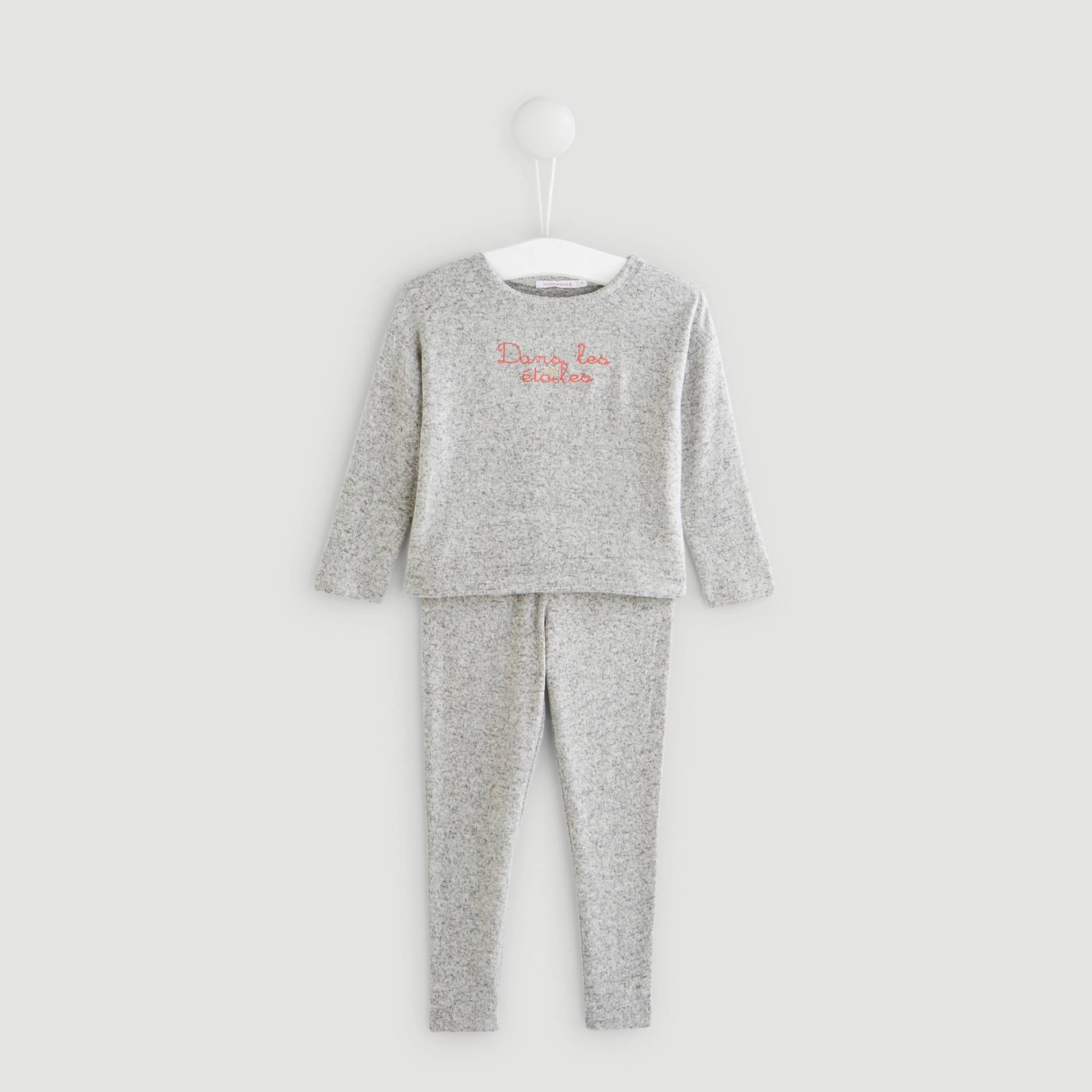 Pyjama long, Gris clair, large image number 0.0