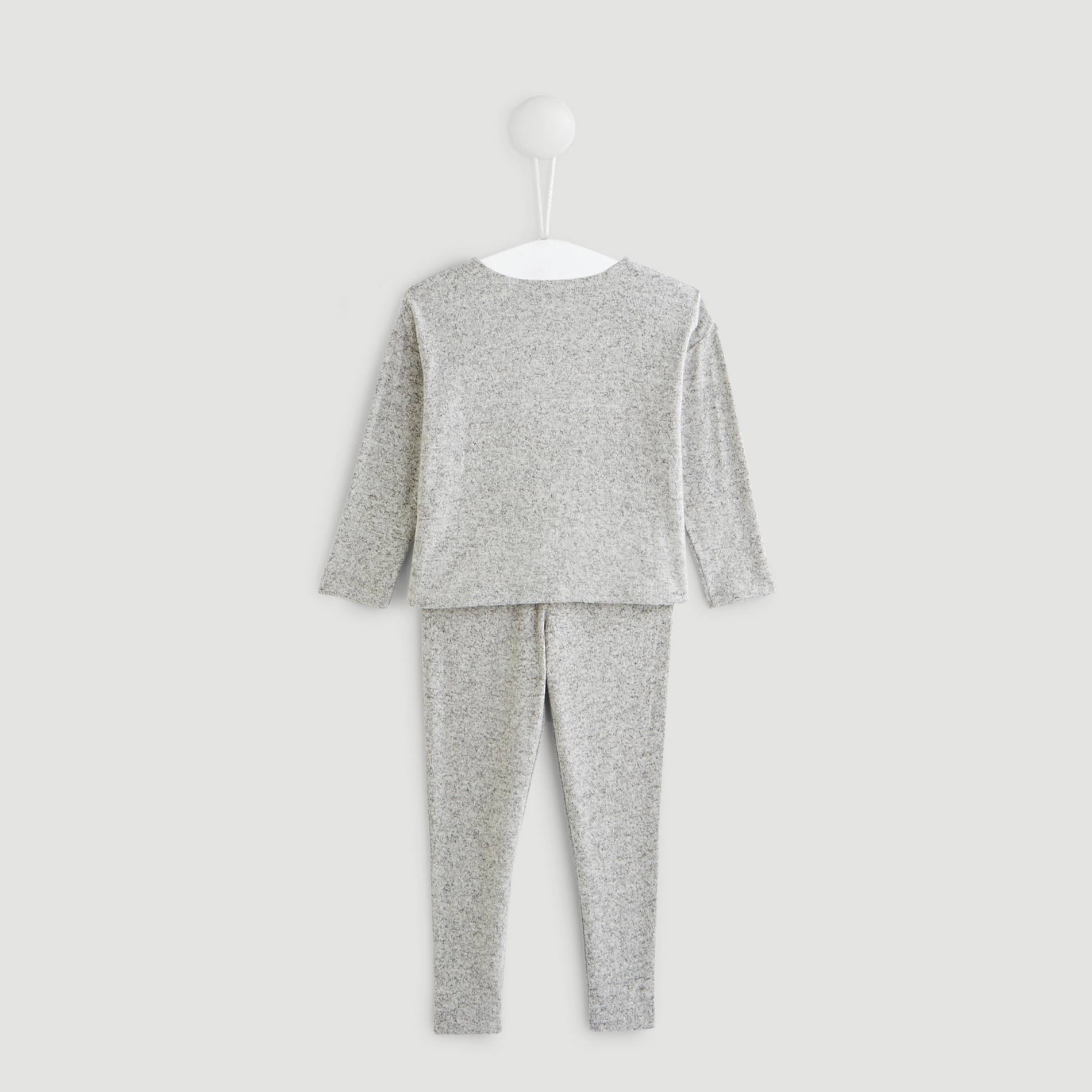Pyjama long, Gris clair, large image number 1