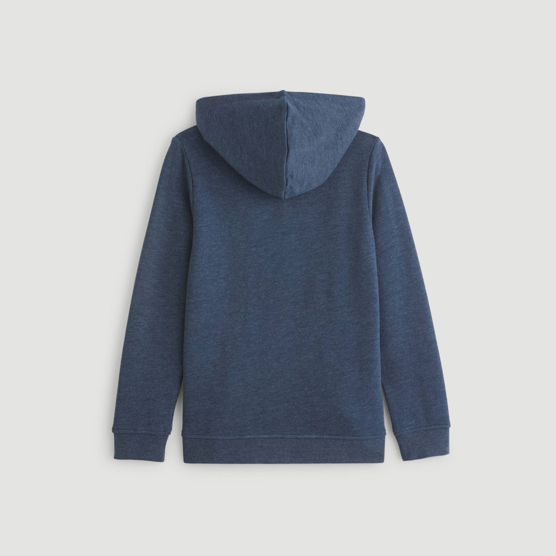Sweat zippé en coton BIO, Bleu marine, large image number 1.0