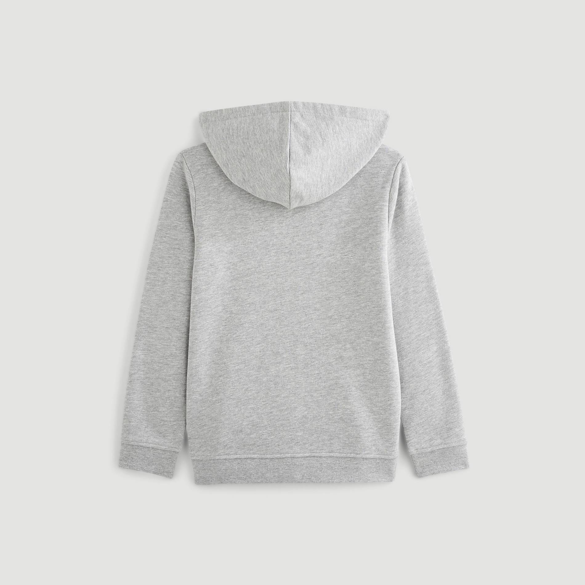 Sweat zippé en coton BIO, Gris clair, large image number 1.0