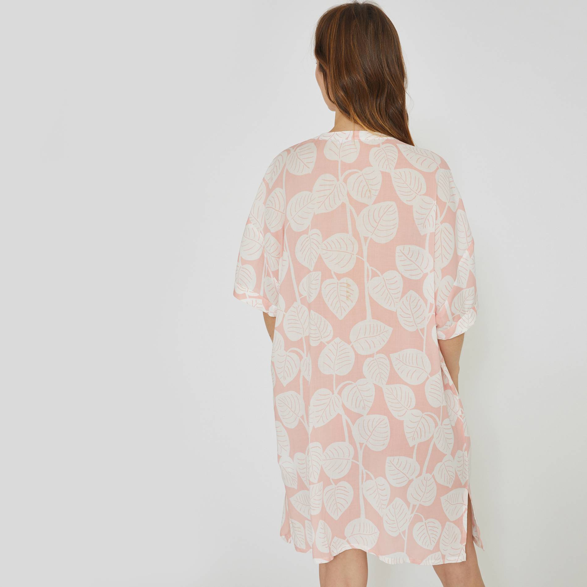 Chemise de nuit imprimée, Rose pâle, large image number 1