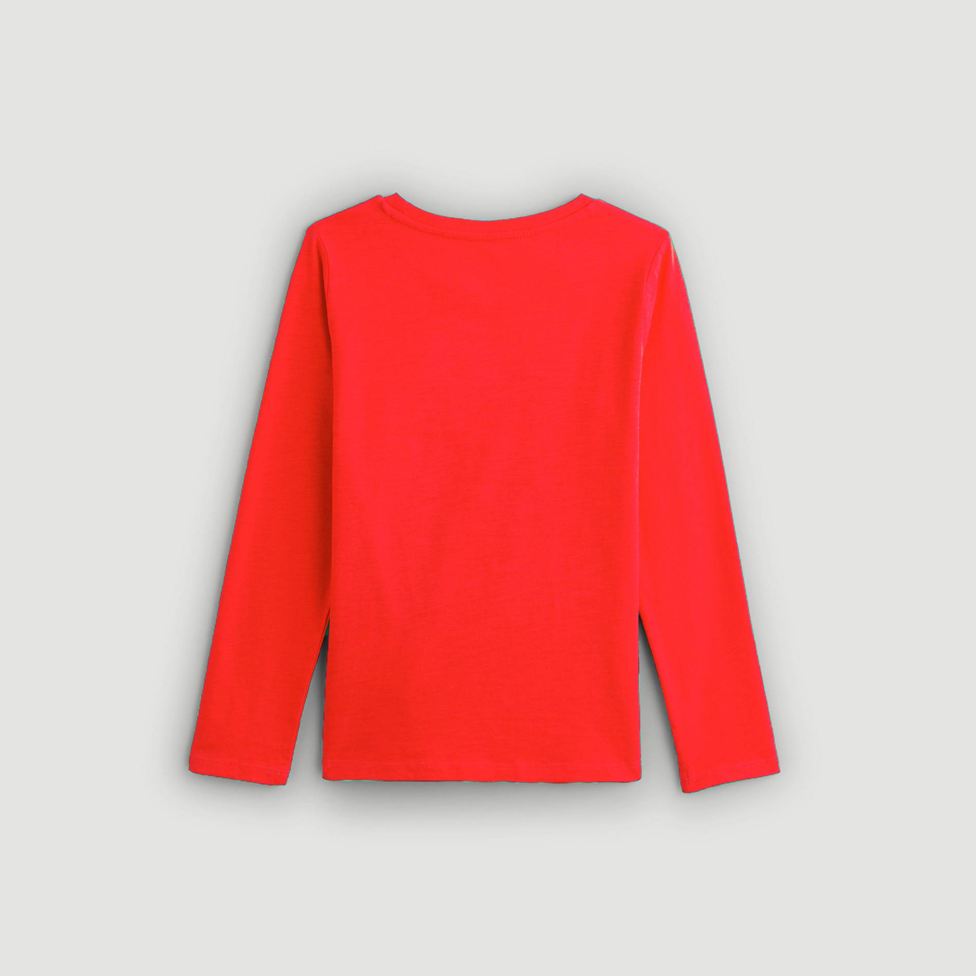 T-shirt manches longues imprime, Rouge, large image number 1
