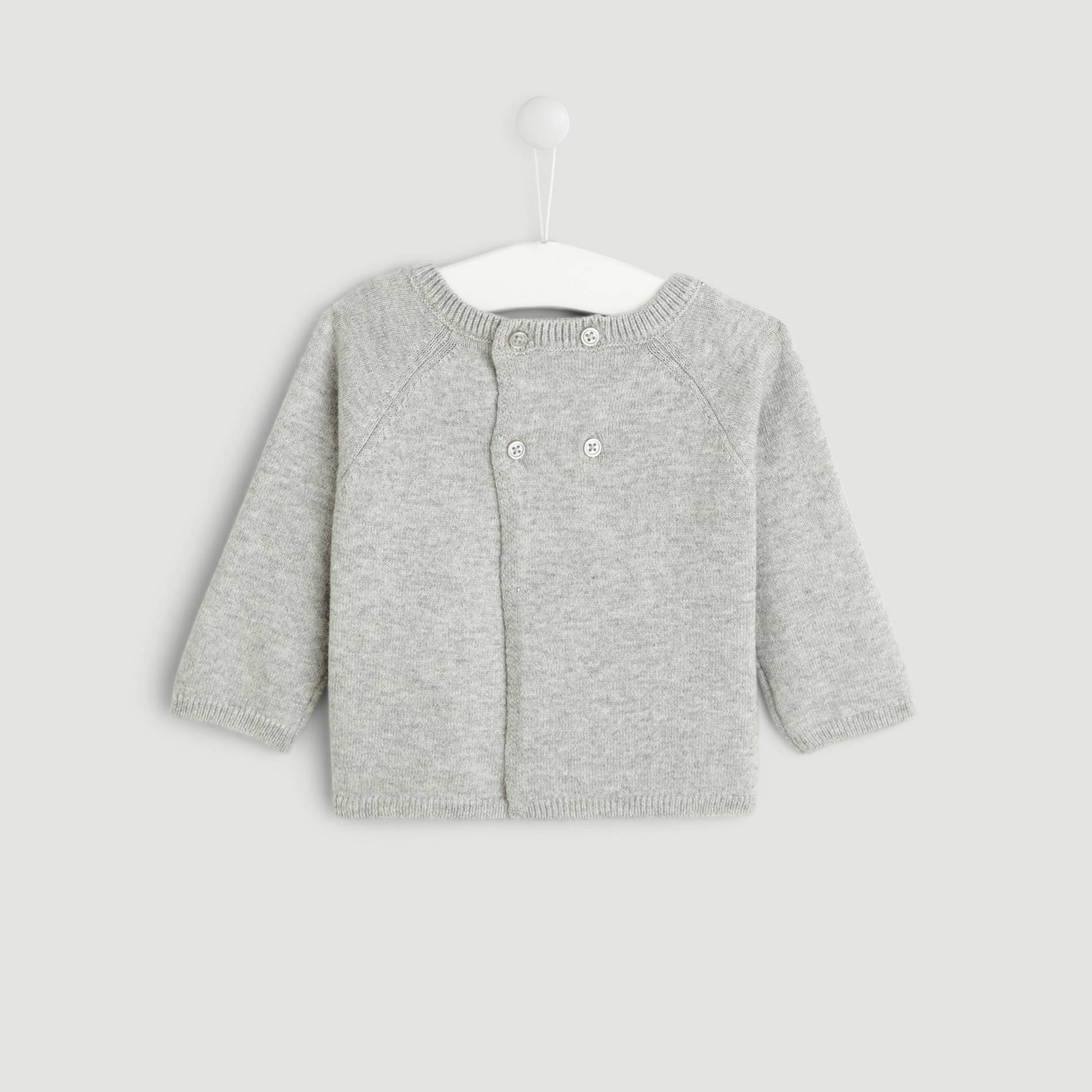 Pull, Gris moyen, large image number 1