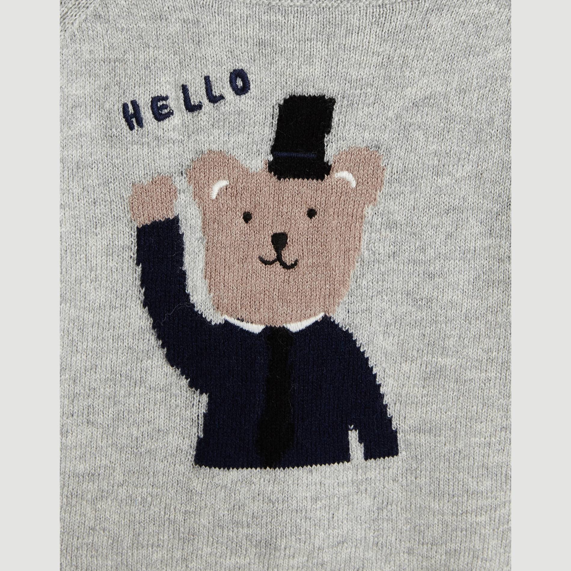 Pull, Gris moyen, large image number 2